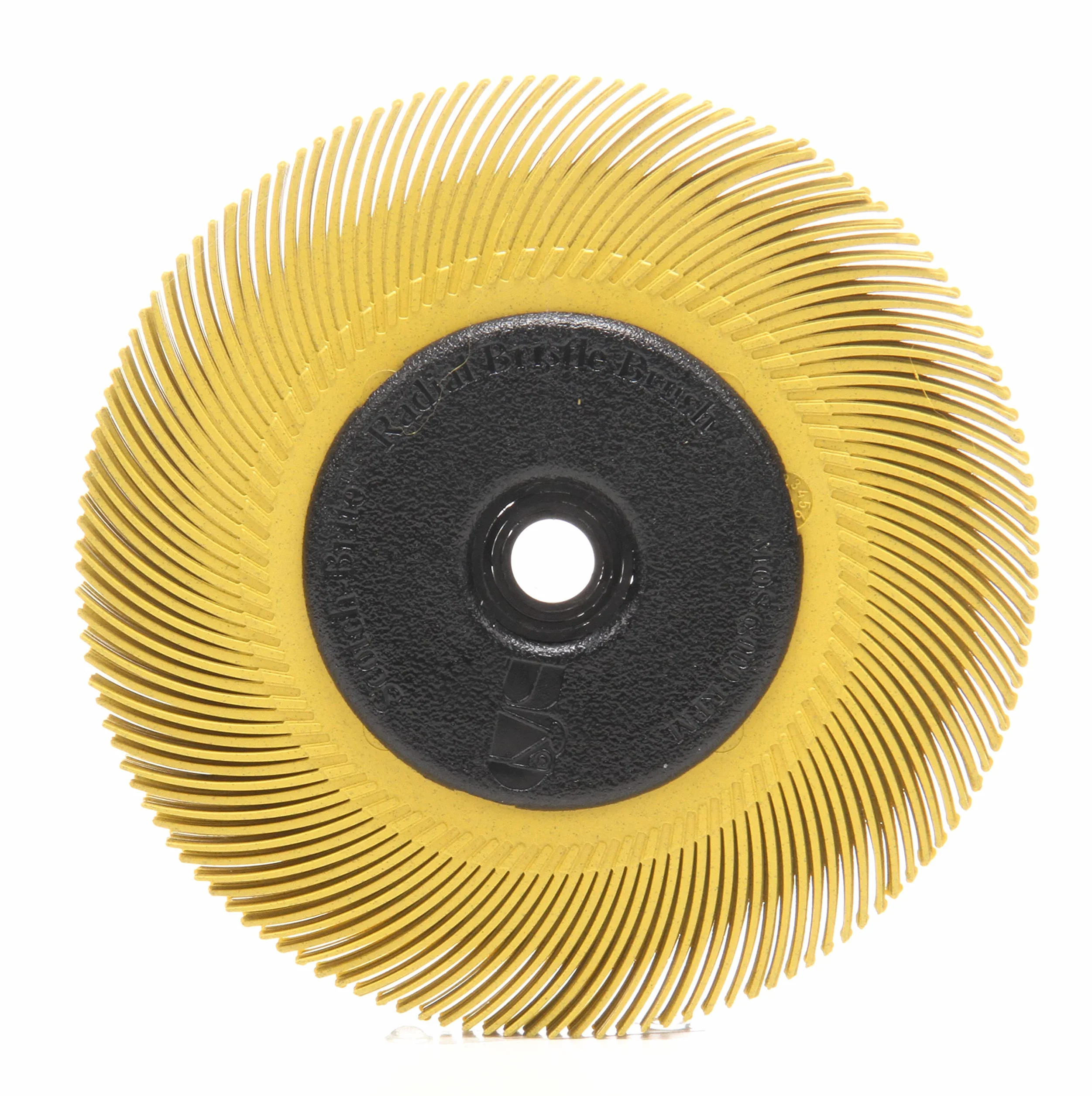 Scotch-Brite Radial (TM) cepillo de cerdas, óxido de aluminio, 6000 RPM, diámetro 6 x 7/16 de ancho, 80 (Pack de 1)