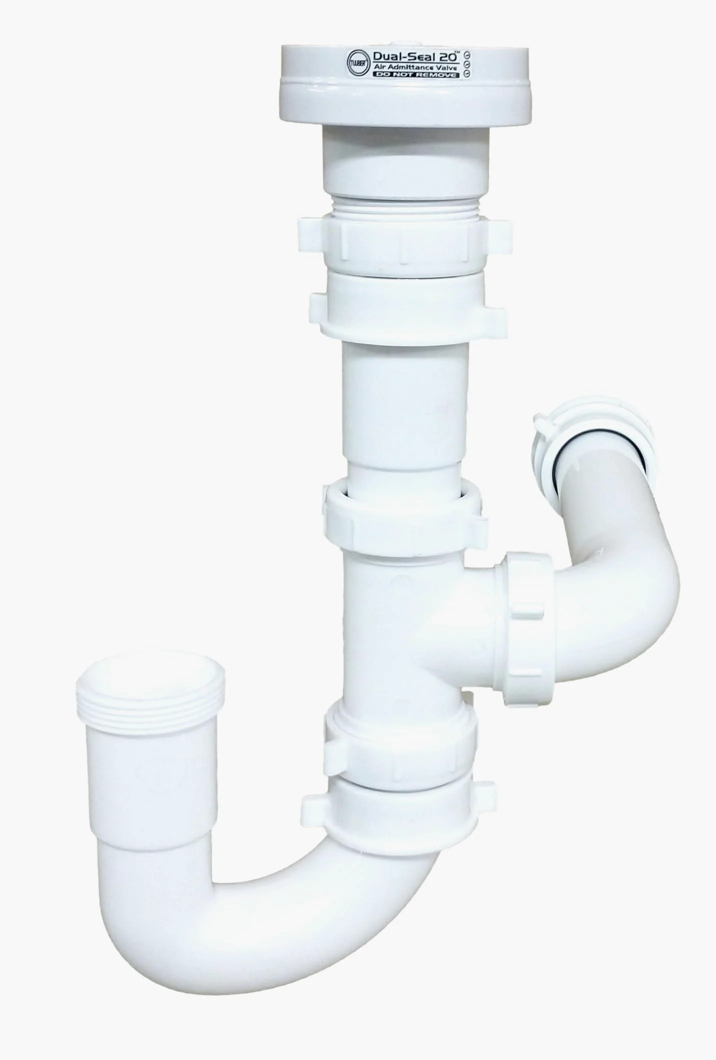 Tuuber Kit de montaje de válvula de admisión de aire con ventilación de 1-1/2 pulgadas, 2 sellos superiores
