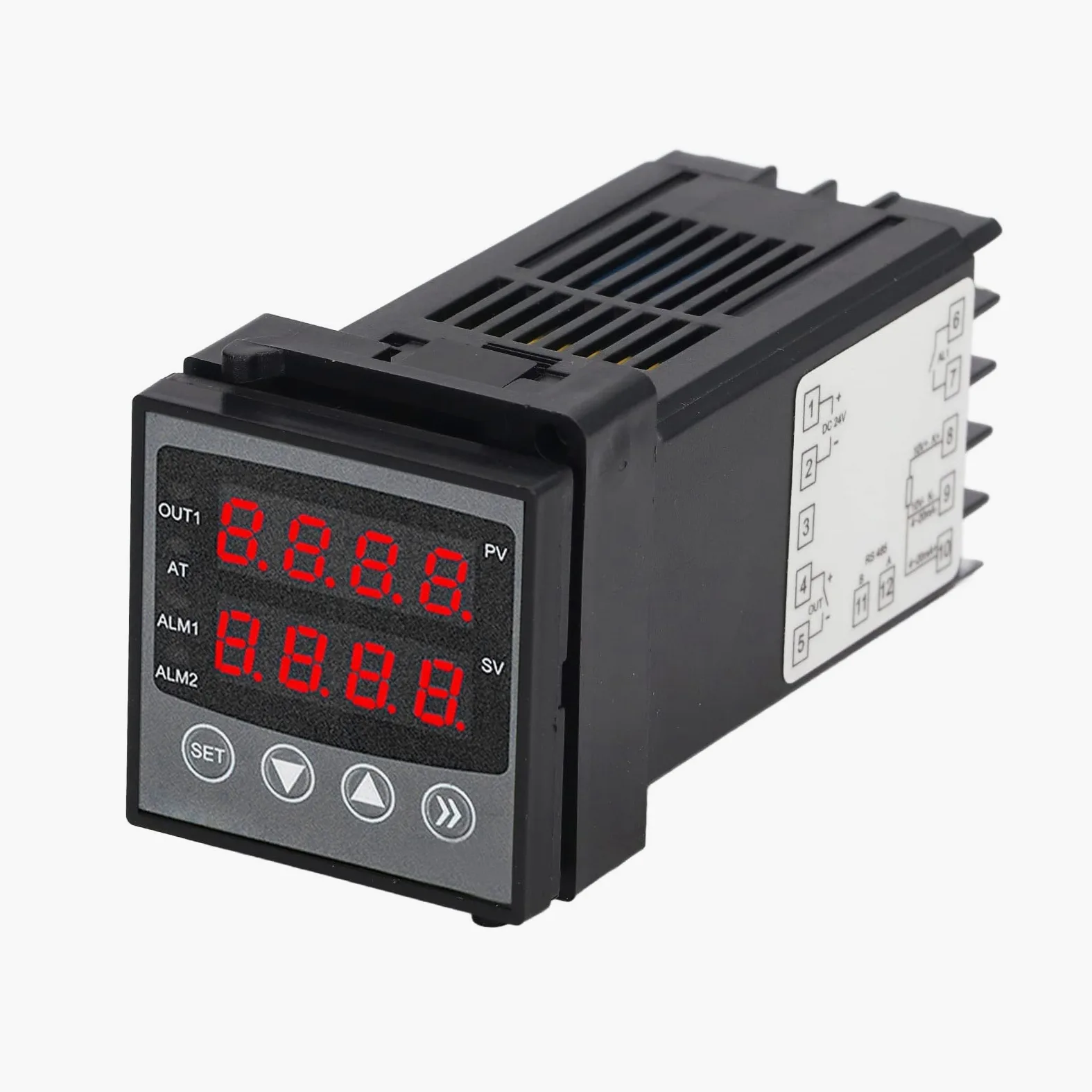 Controlador de Temperatura PID Programa de Alta Precisión Compatible con Termostato Inteligente para Impresión Metalúrgica 1.7x1.7x3.9in