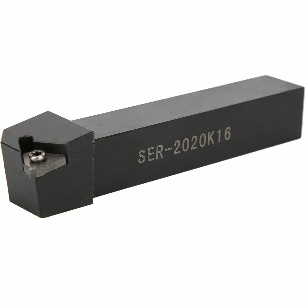 16ER AG60 Blade Insert + SER2020 CNC Turning Tool Holder Boring Bar + Wrench Set