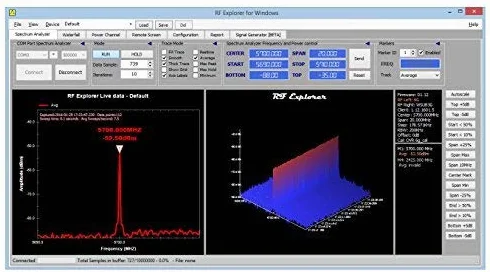 RF Explorer ISM Combo - Analizador de Espectro de Mano