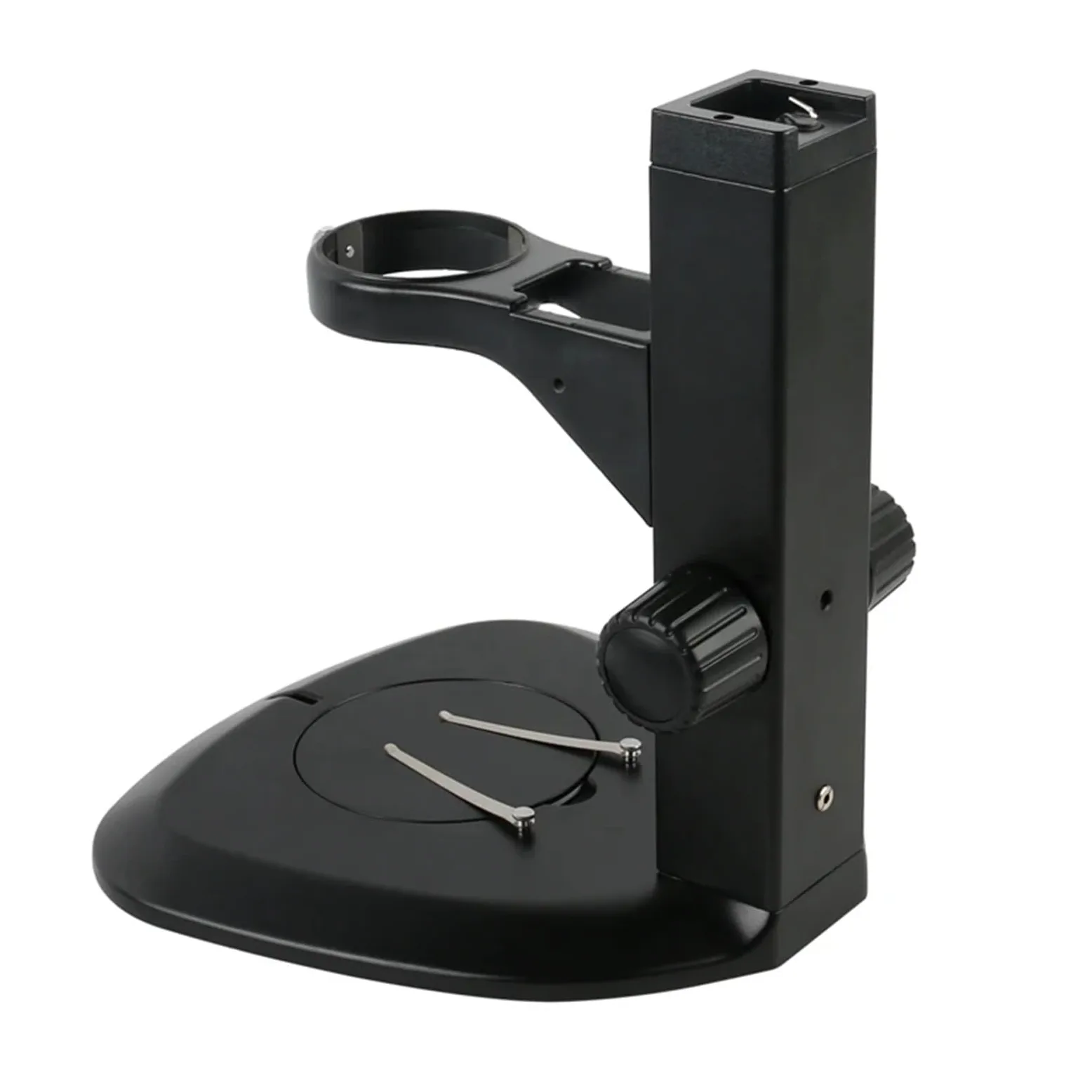Gradilla para tubos de ensayo Microscopio trinocular de brazo vertical, microscopio estereoscópico, soporte de mesa de trabajo integrado ajustable