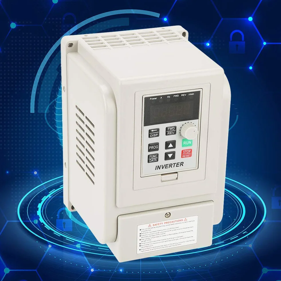 Convertidor de frecuencia VFD, variador de frecuencia de CA monofásico de 220 V CA Inversor VFD para Motor trifásico de 4 kW de CA con Control PWM, Buen Rendimiento Anti-Disparo