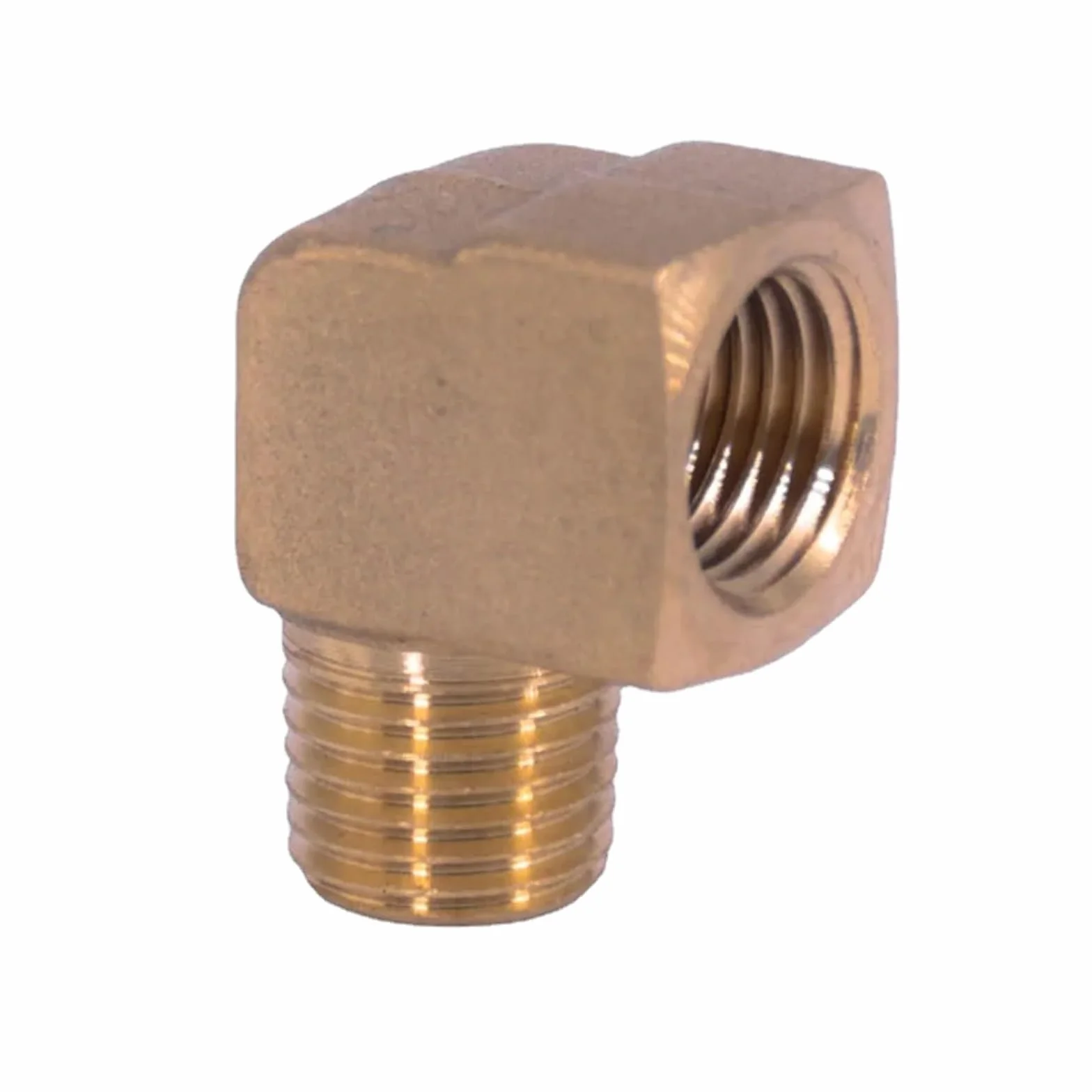 accesorios de conexión de tubería, 1/8" 1/4" 3/8" NPT Codo hembra a macho Bloque de latón de 90 grados Acoplador de instalación de tuberías Conector Agua Gas Combustible Conector acodado Instalación d
