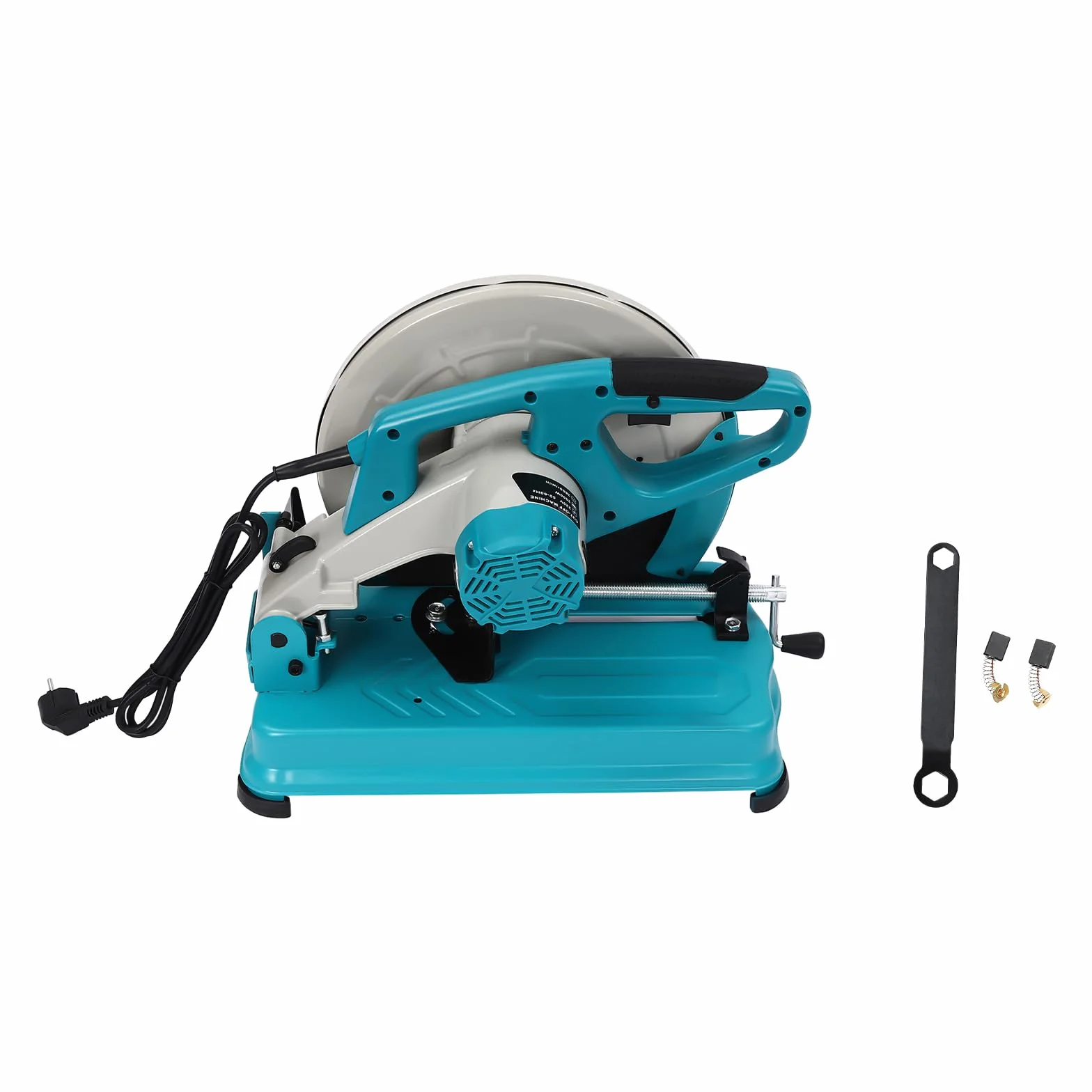 Sierra de corte de metal, 2800 W, sierra capsular 3800 rpm, máquina de corte ajustable, 0-45° para cortar madera, metal