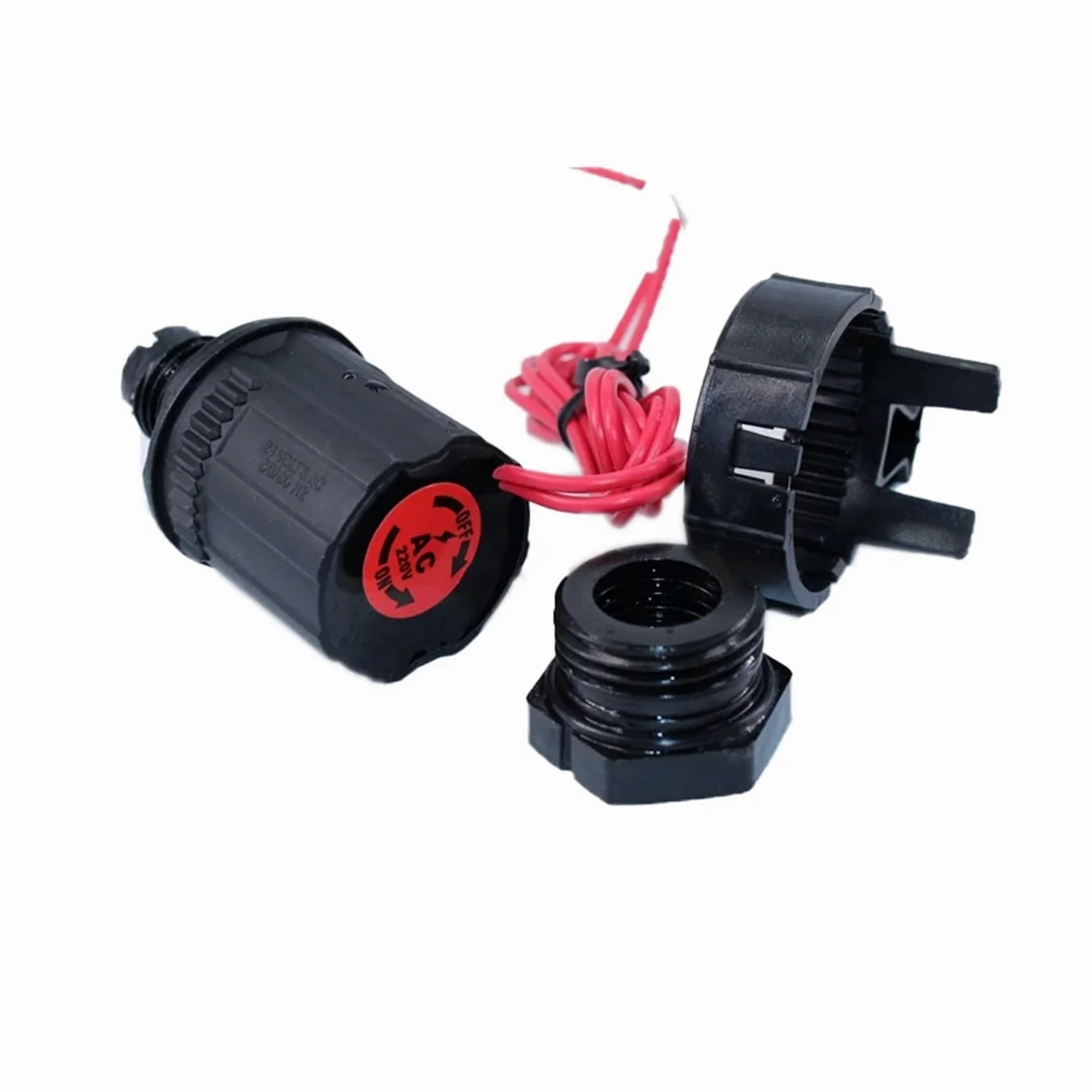 Electroválvula, Válvula Solenoide de riego for jardín, válvula de nailon de 1-1/2 "y 2", normalmente cerrada, 220, 12V, 24V, for riego de paisaje de jardín y granja(DN40,12)