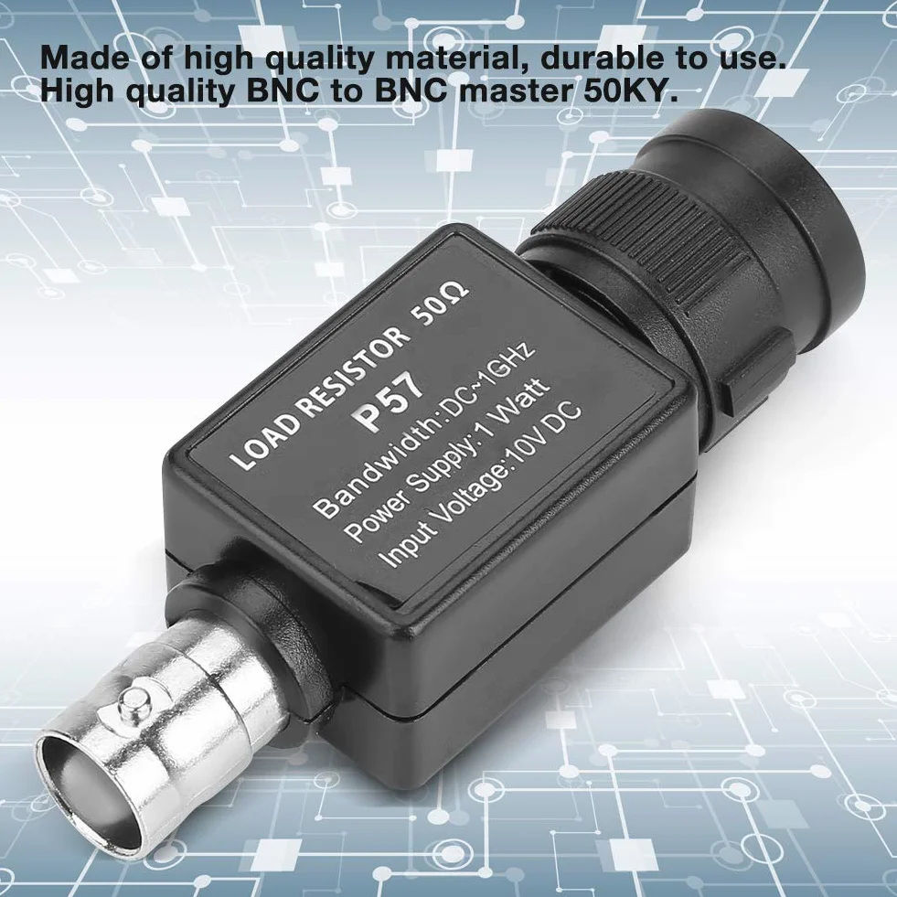 Walfront P57 50ohm BNC a BNC Hembra Adaptador Conector