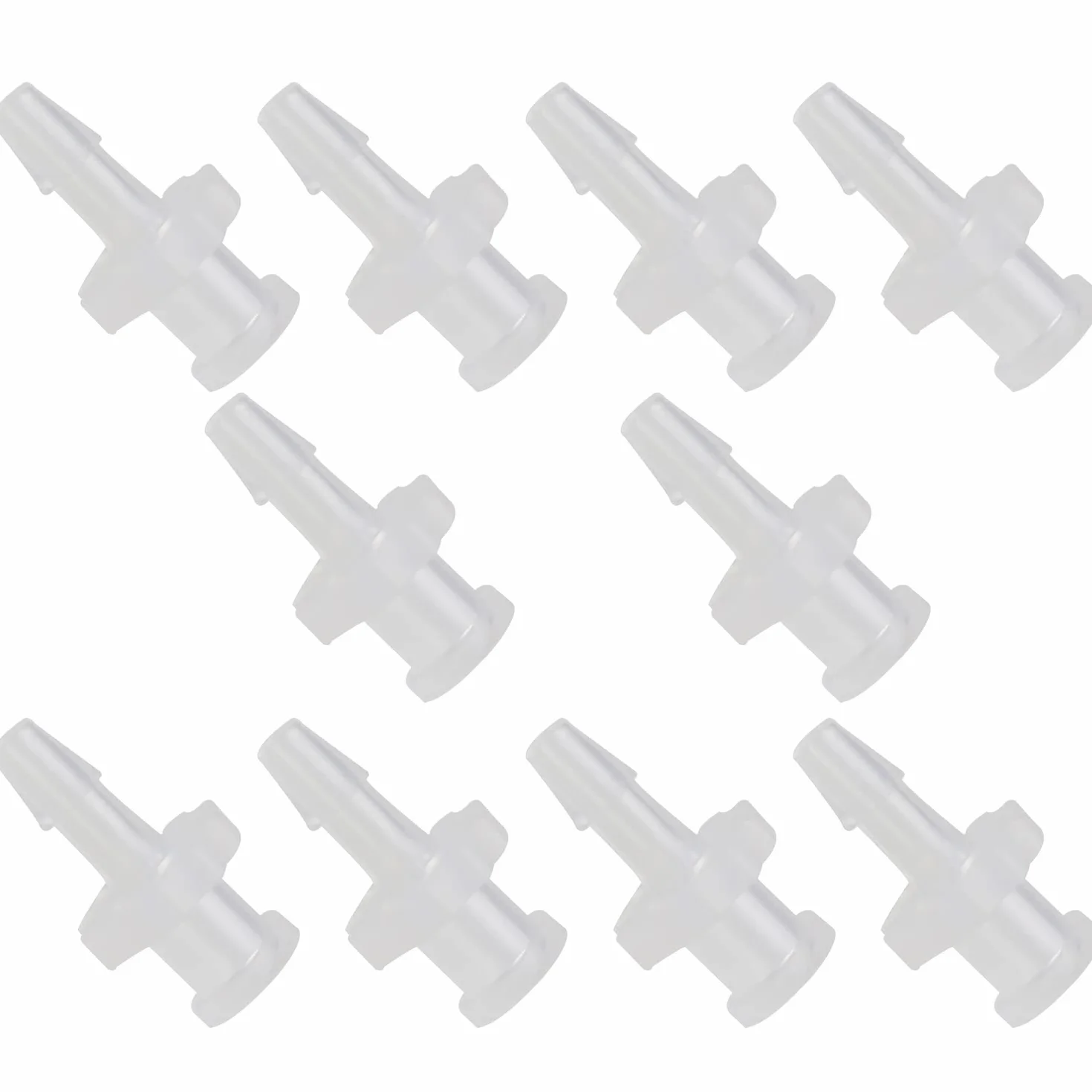 MEETOOT 1/8 pulgadas adaptadores de manguera Luer Lock de policarbonato para laboratorio