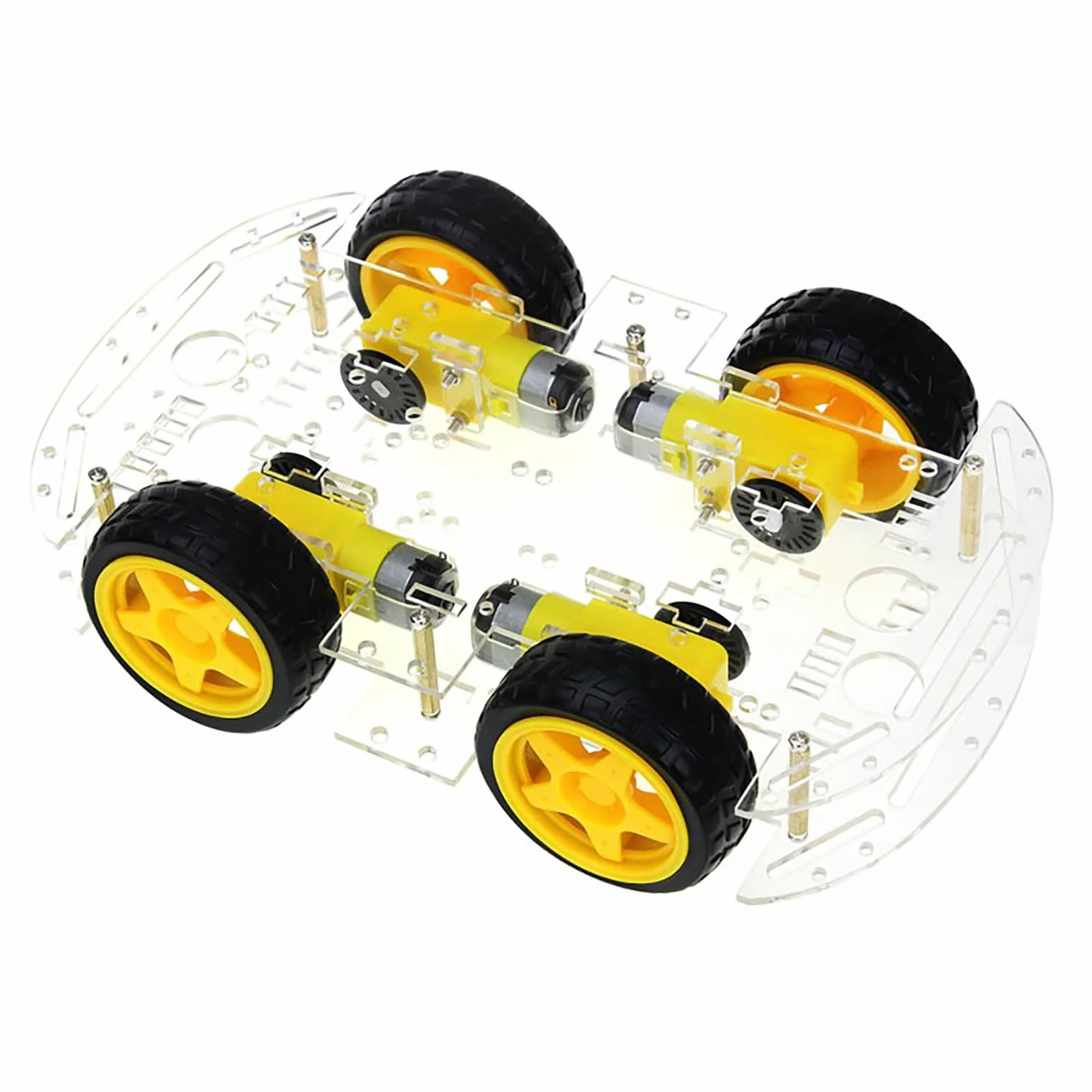 Smart Car Robot 4WD Chasis Kit con 4 Motores DC para Clases