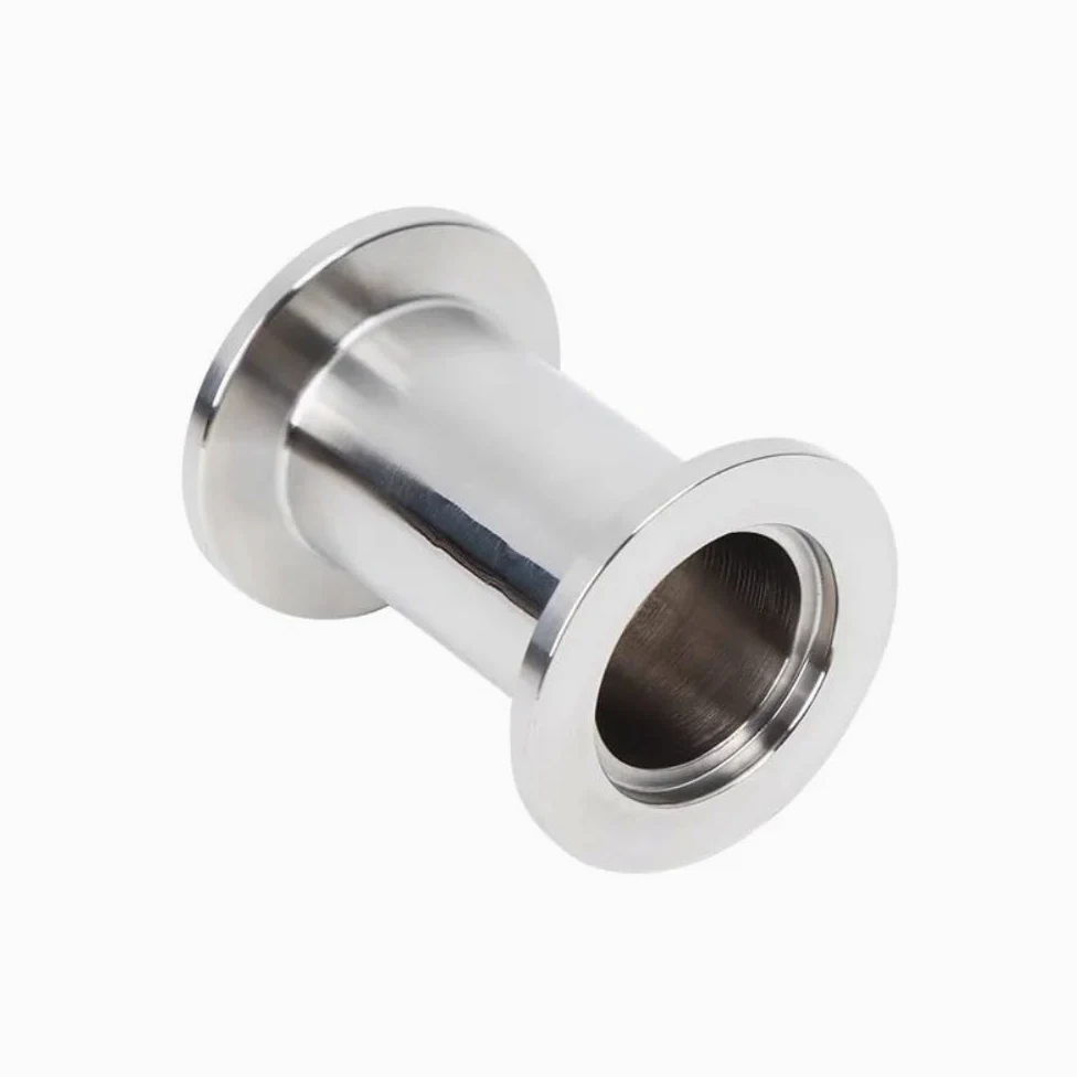 Tubo Recto de Vacío Kf16, Kf25, Kf40, Kf50, Brida de Acero Inoxidable 304, Accesorio de Ajuste Rápido, Accesorios de Tubería Rectos de 40-200 Mm de Longitud/Kf40/200Mm