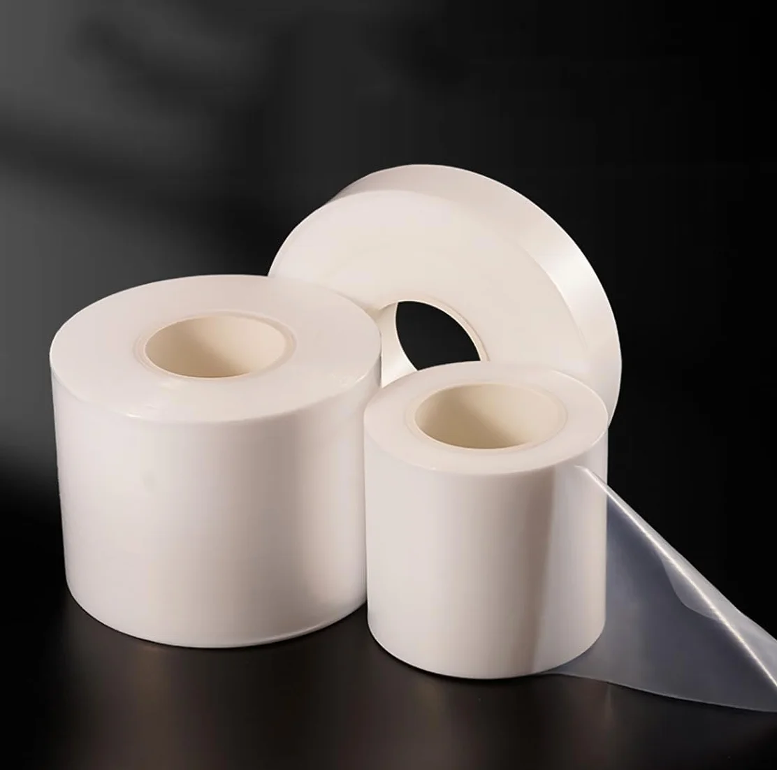 Lámina de película de PTFE blanca 1 m cinta aislante no adhesiva aislamiento alta temperatura 0.05x50mm