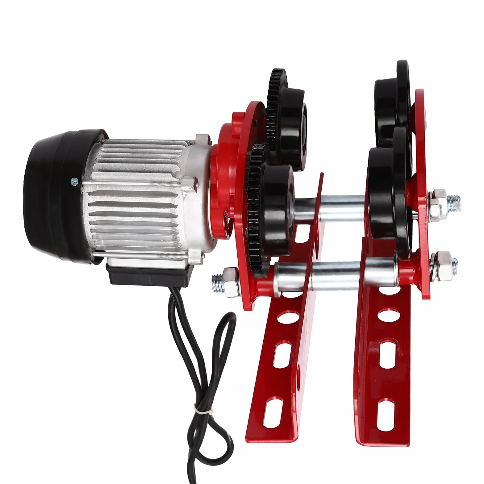 Carro eléctrico - 1000 kg máximo - 370 W - Ancho ajustable de 68 a 120 cm - Para cabrestante eléctrico - 10 m/min