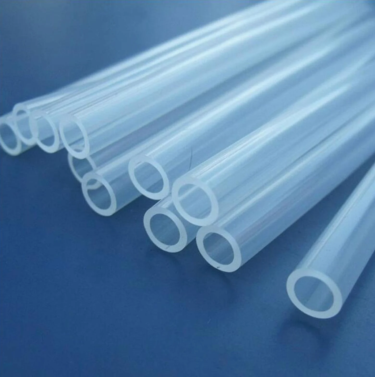 Tubo Flexible de Caucho de Silicona， Manguera de Silicona Transparente sin Sabor de 5 m, Tubo de Agua Flexible de 5 m/1 Lote(8x12mm)