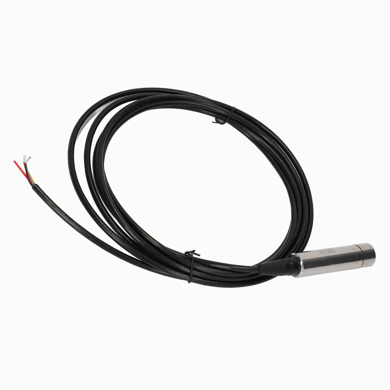 Sensor de Nivel de Agua, Sonda de Acero Inoxidable 10 30V DC Grado de Protección IP68 Transmisor de Nivel de Líquido con Línea de Salida M14 para Equipos Hidráulicos (Cable de 10 m 393,7 pulgadas