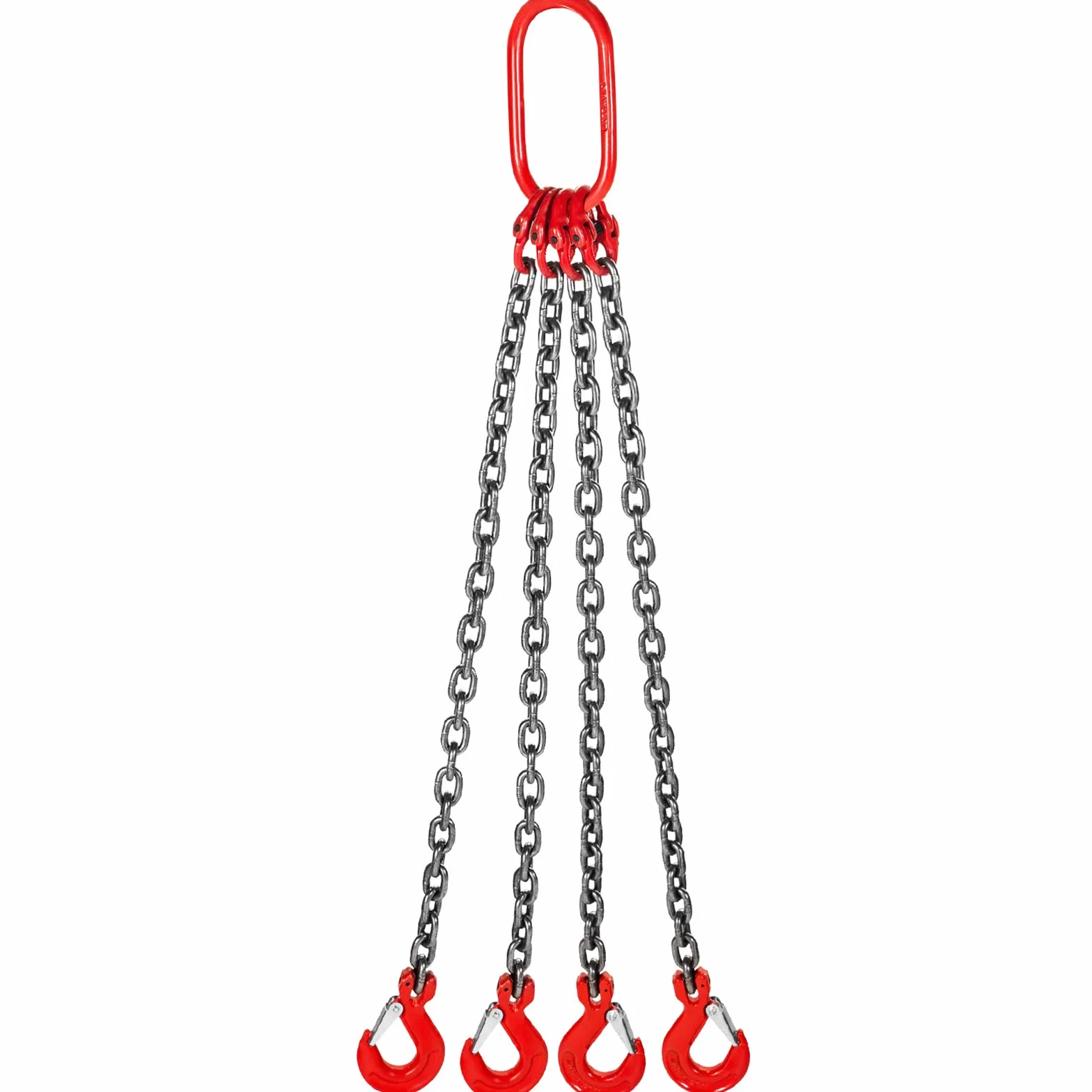 Mophorn G80 Eslinga de Cadena de Elevación de 4 Patas 1 m 4T Diámetro 8 mm