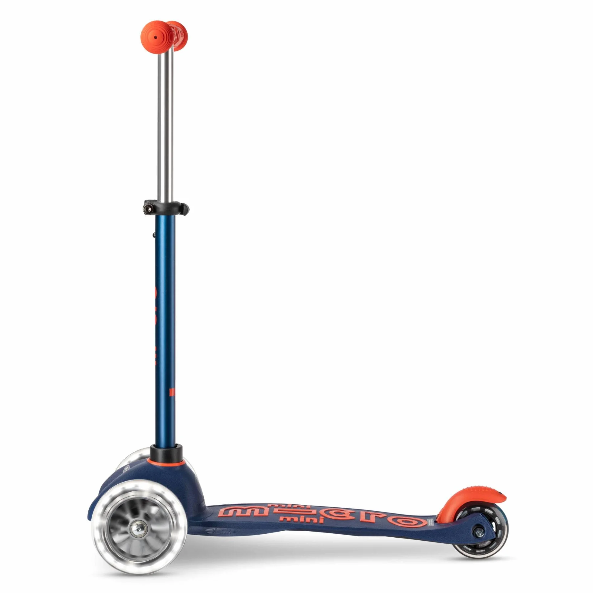 Micro Mini Deluxe LED Patinete Infantil 3 Ruedas con Luces LED sin Pilas Manillar Ajustable Giro por Inclinación +2 Años