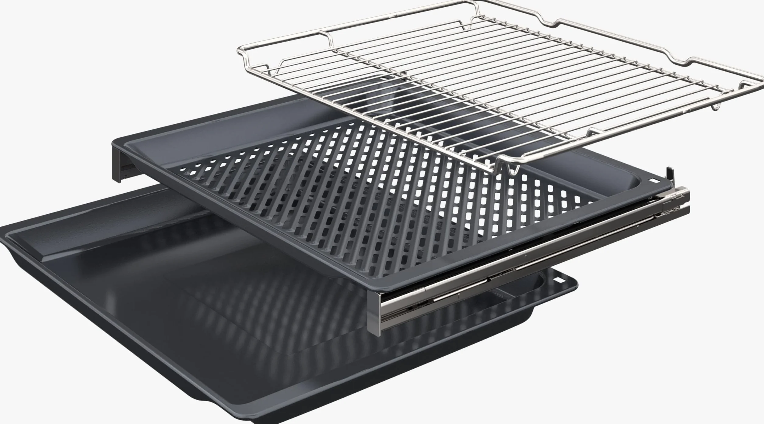 Balay Horno multifunción 60 cm 71L Serie Cristal Freidora de aire Aqualisis blanco 3HB5159B4