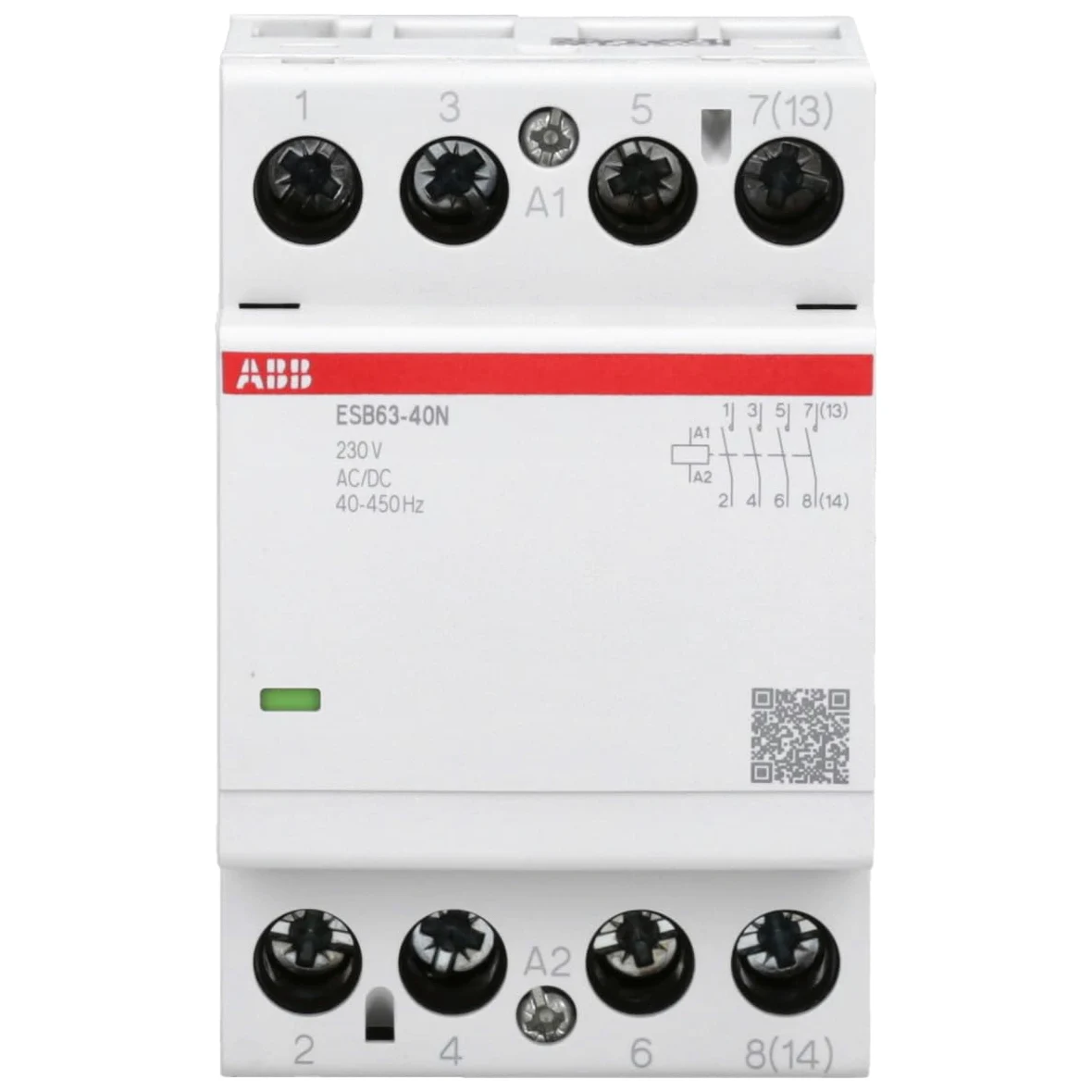 ABB 1SAE351111R0640 ABB CONTACTOR ESB63-40N-06 4 NA 230V AC/DC
