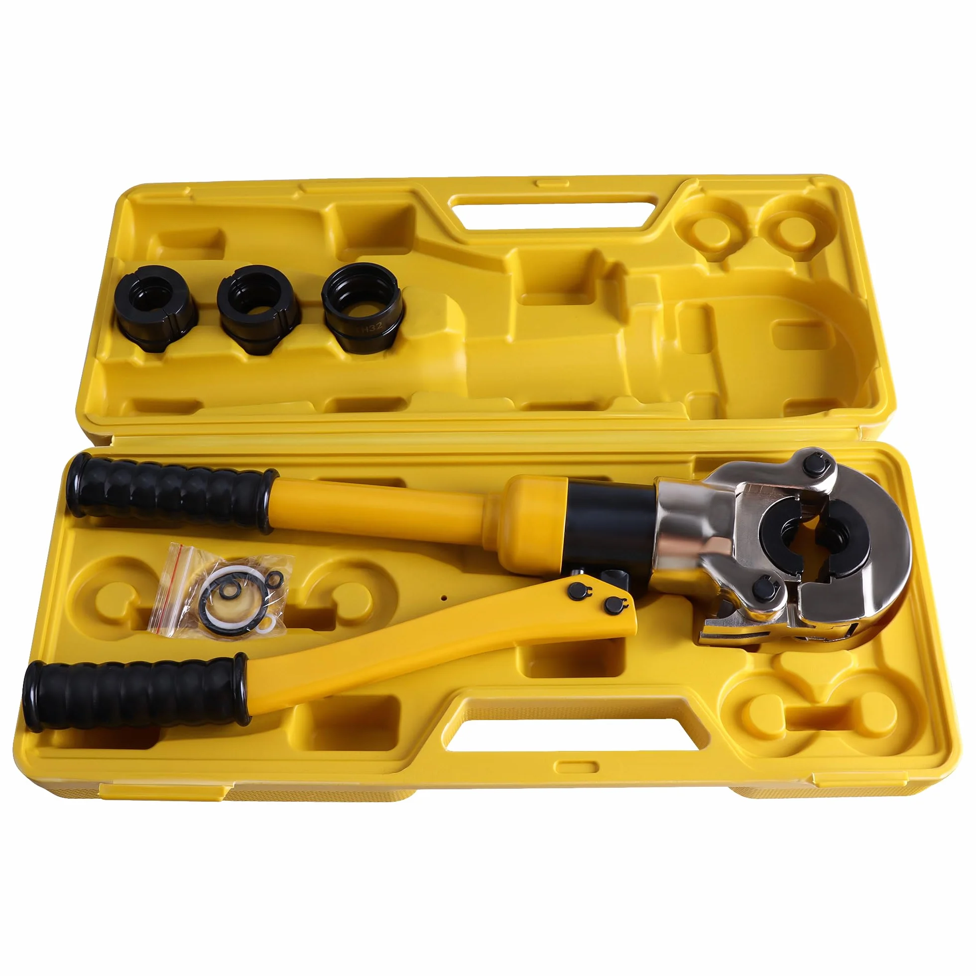 Herramienta de engarzado PEX 6T 16-32 mm con barra TH contorneada