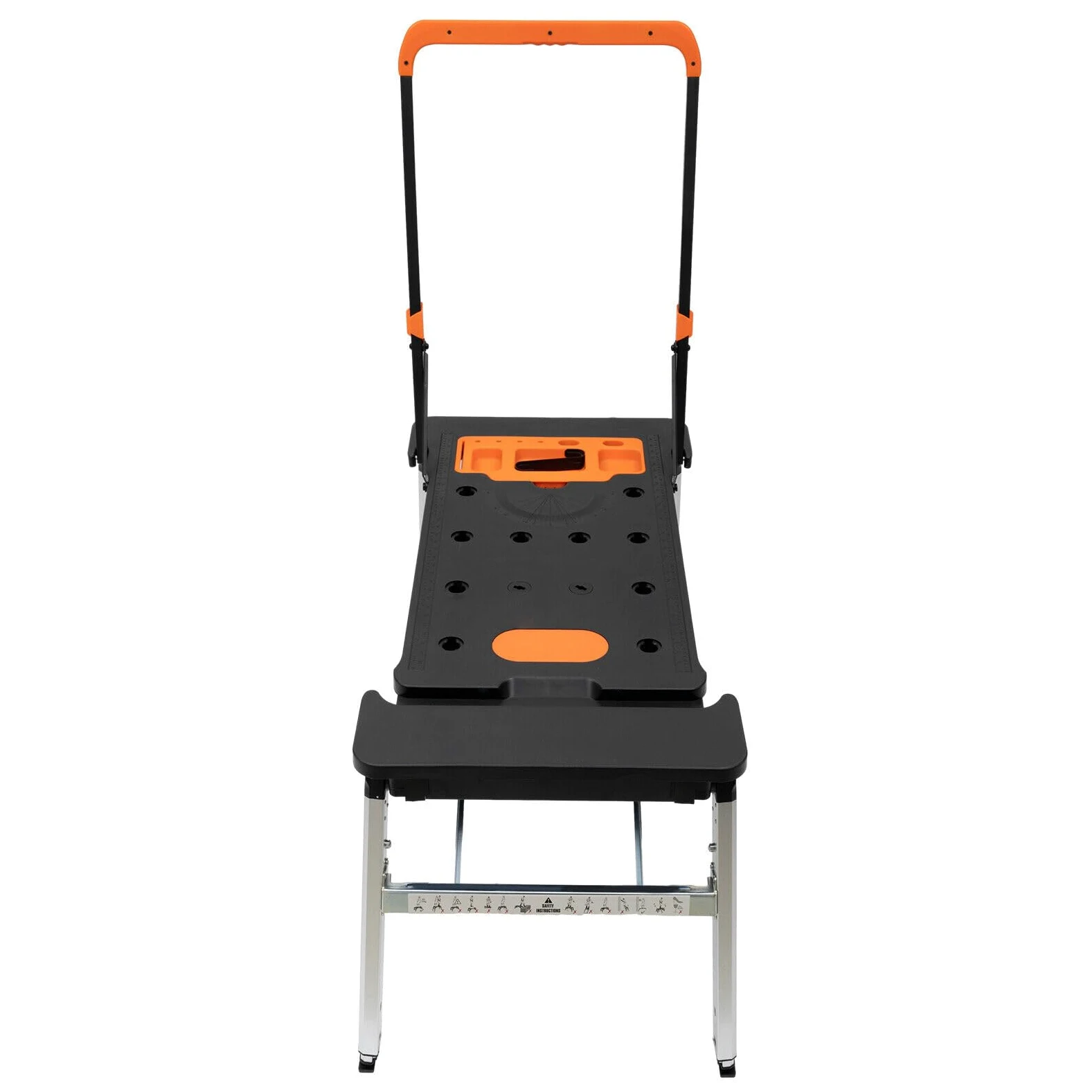 Banco de trabajo plegable 7 en 1, carro de trabajo portátil, mesa de trabajo de garaje, carro de taller para caballete, plataforma de trabajo