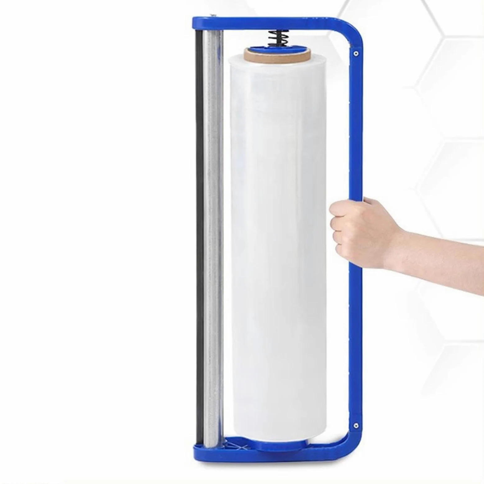 Portarrollos De Film Retráctil Azul | materiales de calidad, facilita el embalaje, durabilidad