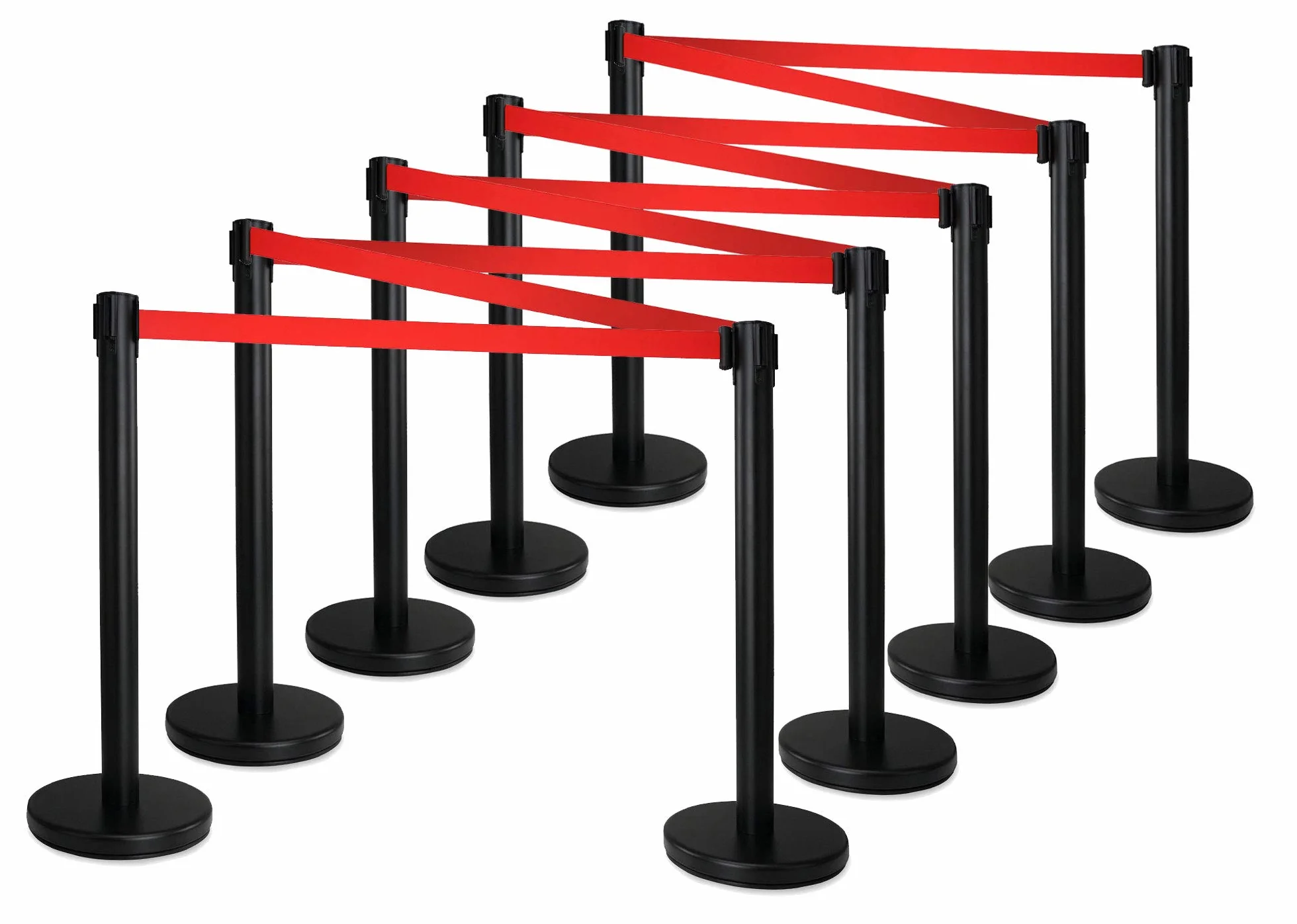 Stagecaptain PLS-200B Postes separadores negro set de 10 piezas