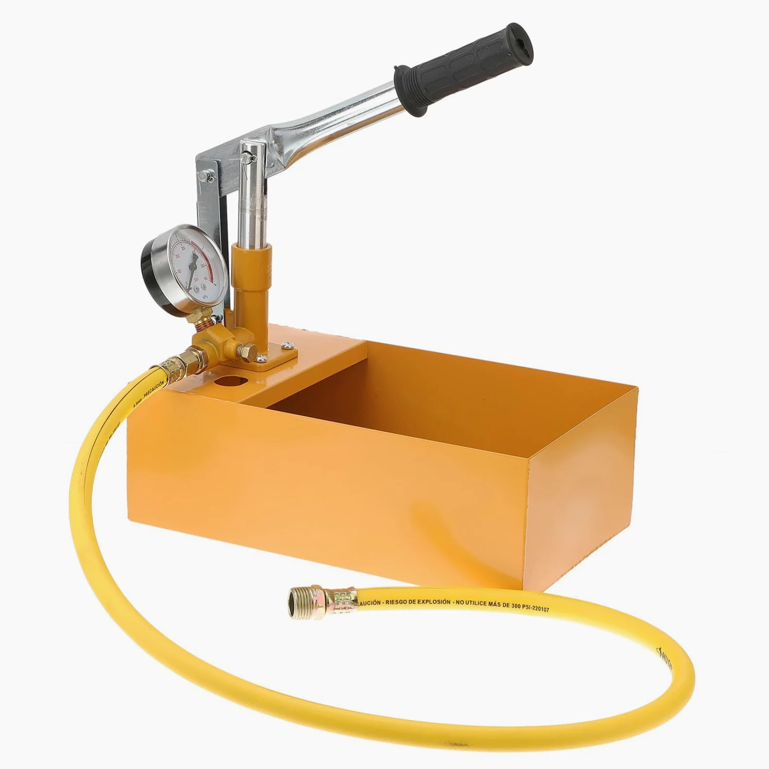 Bomba De Prueba De Presión Manual 25 Kg De Aluminio, Comprobador Hidráulico Para Tuberías Ppr, Indicador De Presión Resistente, Uso Industrial y Construcción