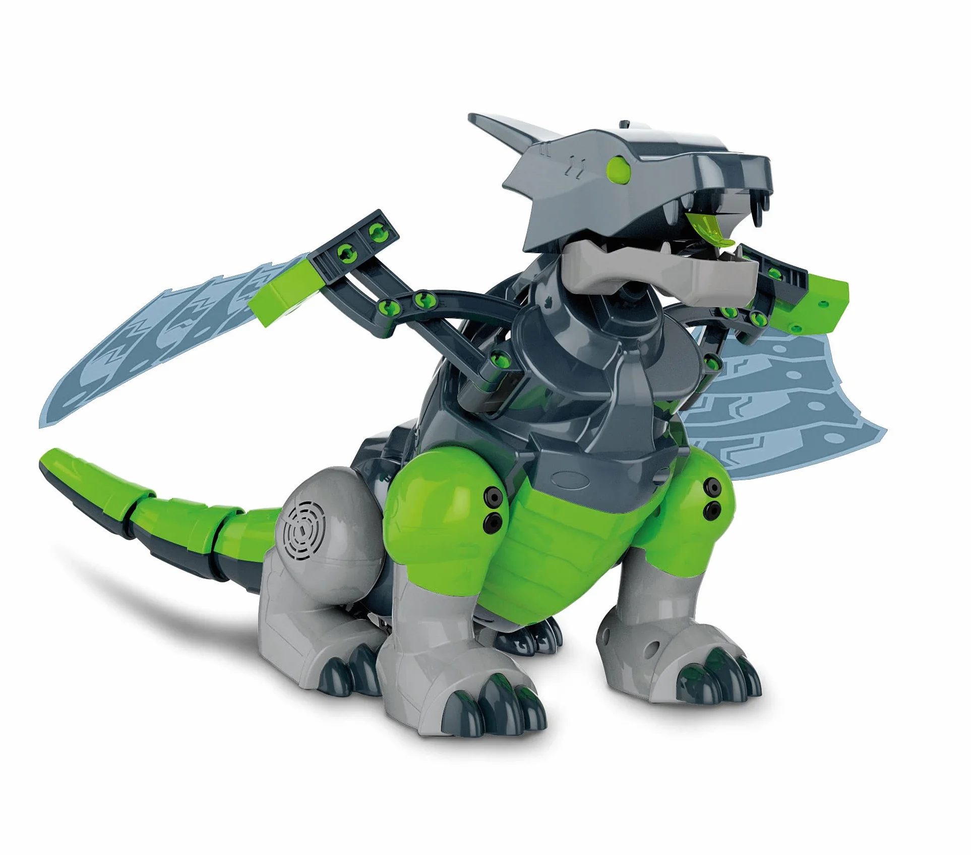 Clementoni Mega Dragon Robot para Montar Stem con App 8 años Multicolor