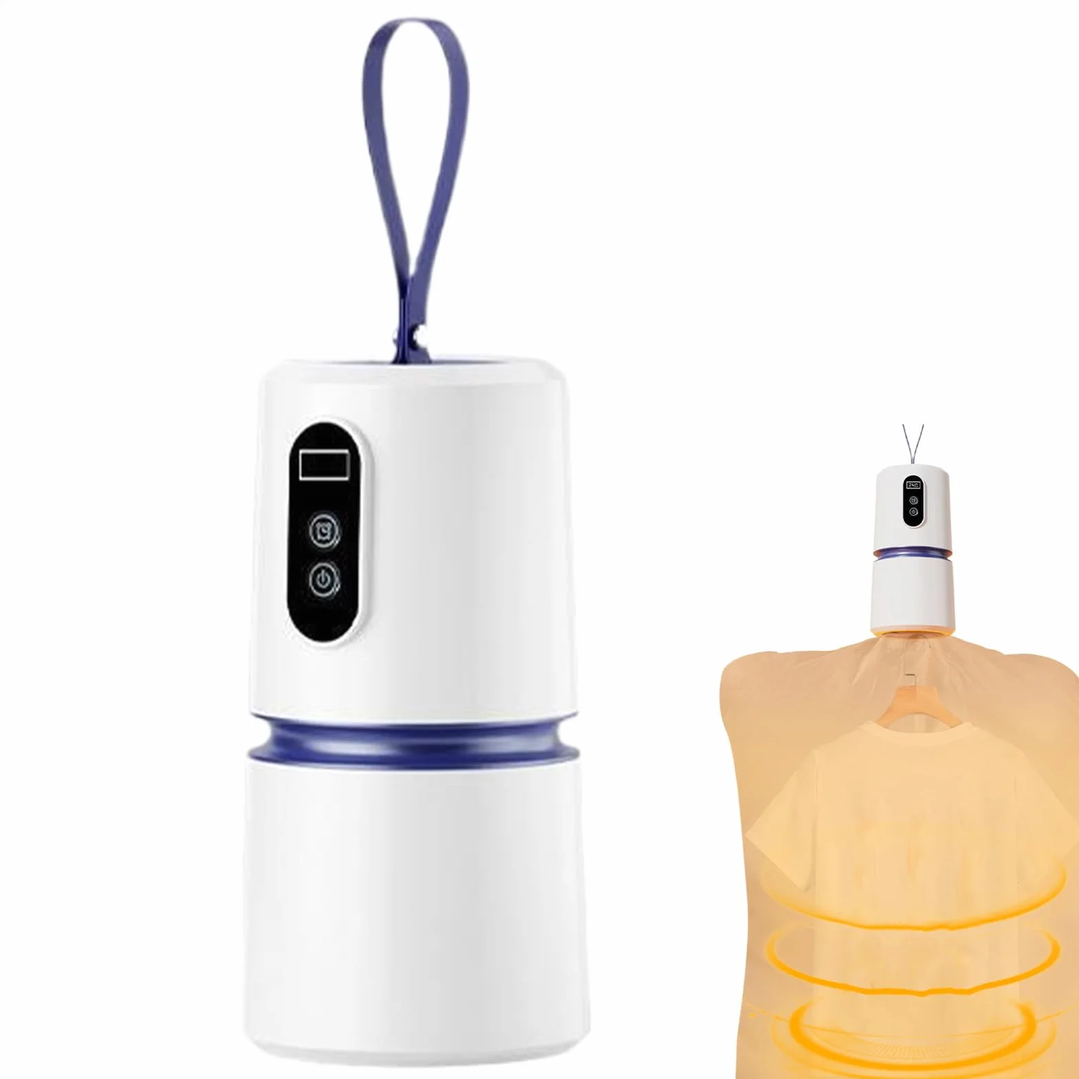 Secadora portátil para ropa con temporizador para autocaravanas compacta