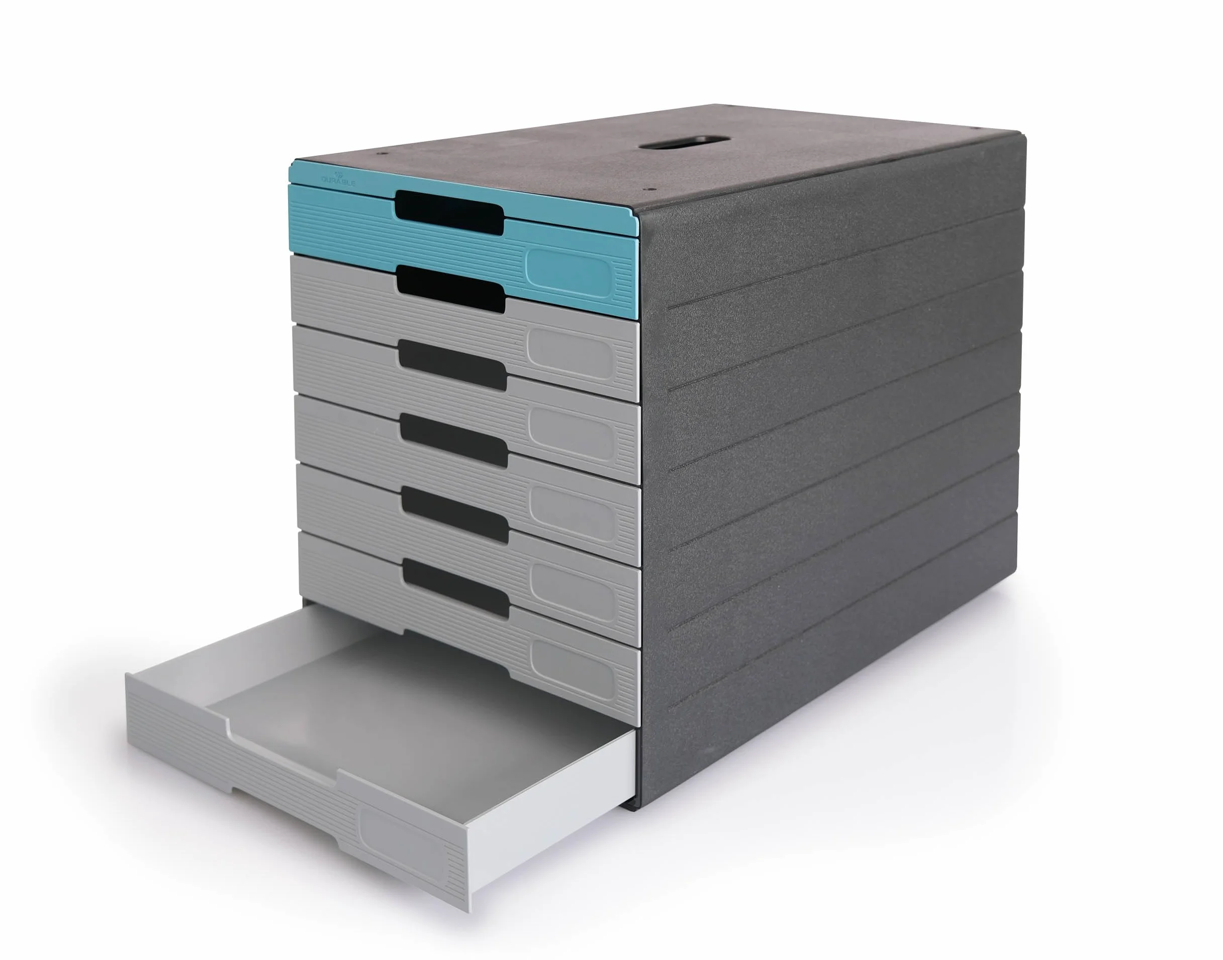 Durable Caja de cajones (Idealbox Pro) 7 compartimentos, rojo, 776303