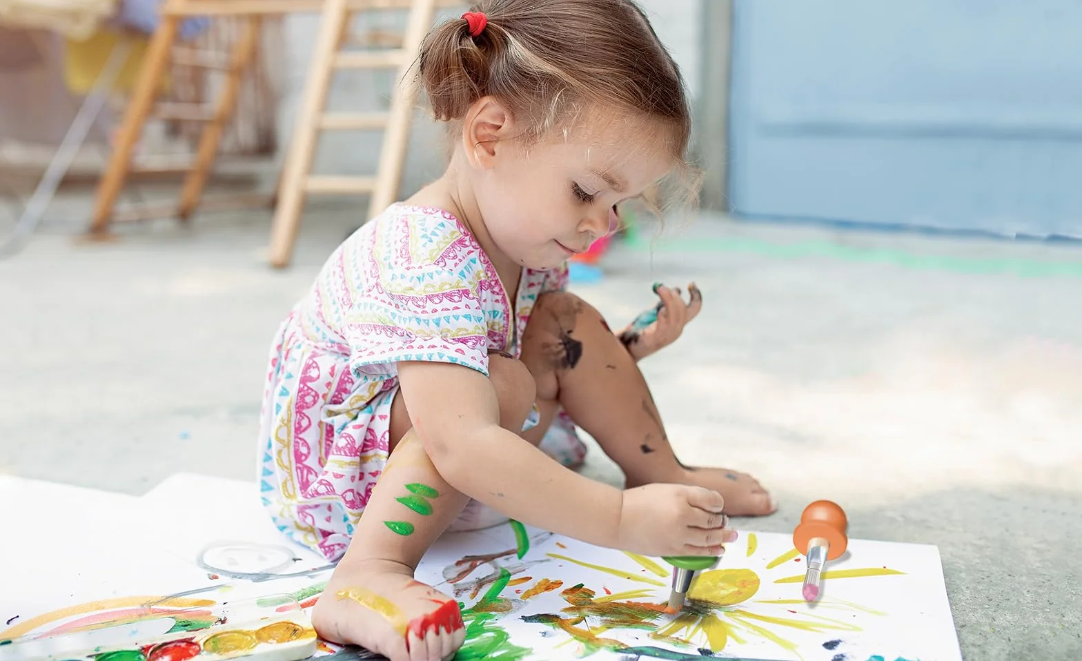 CREA Lign Estuche Creativo para Manualidades 1 año Blanco