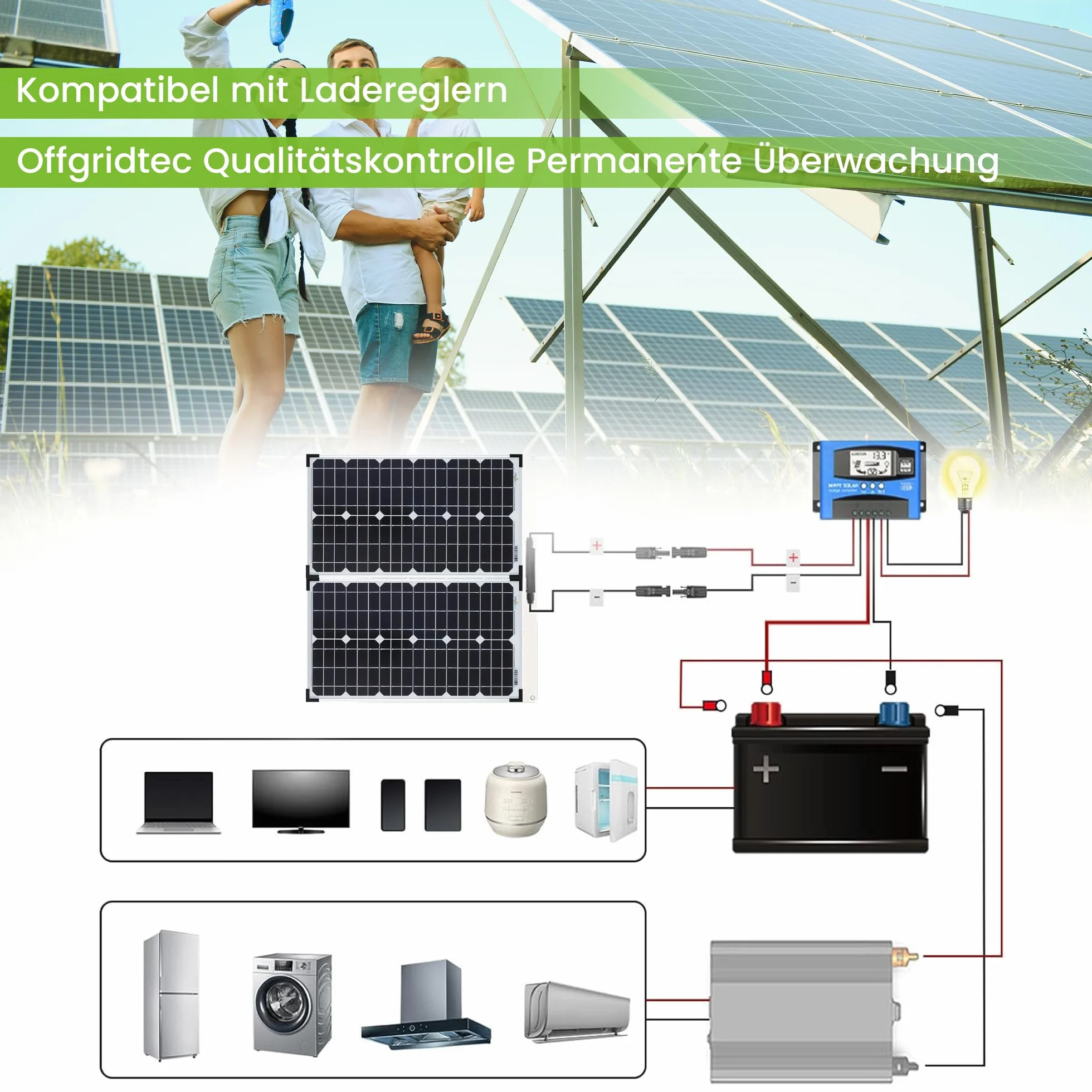 Módulo fotovoltaico Offgridtec 30 vatios potencia máxima