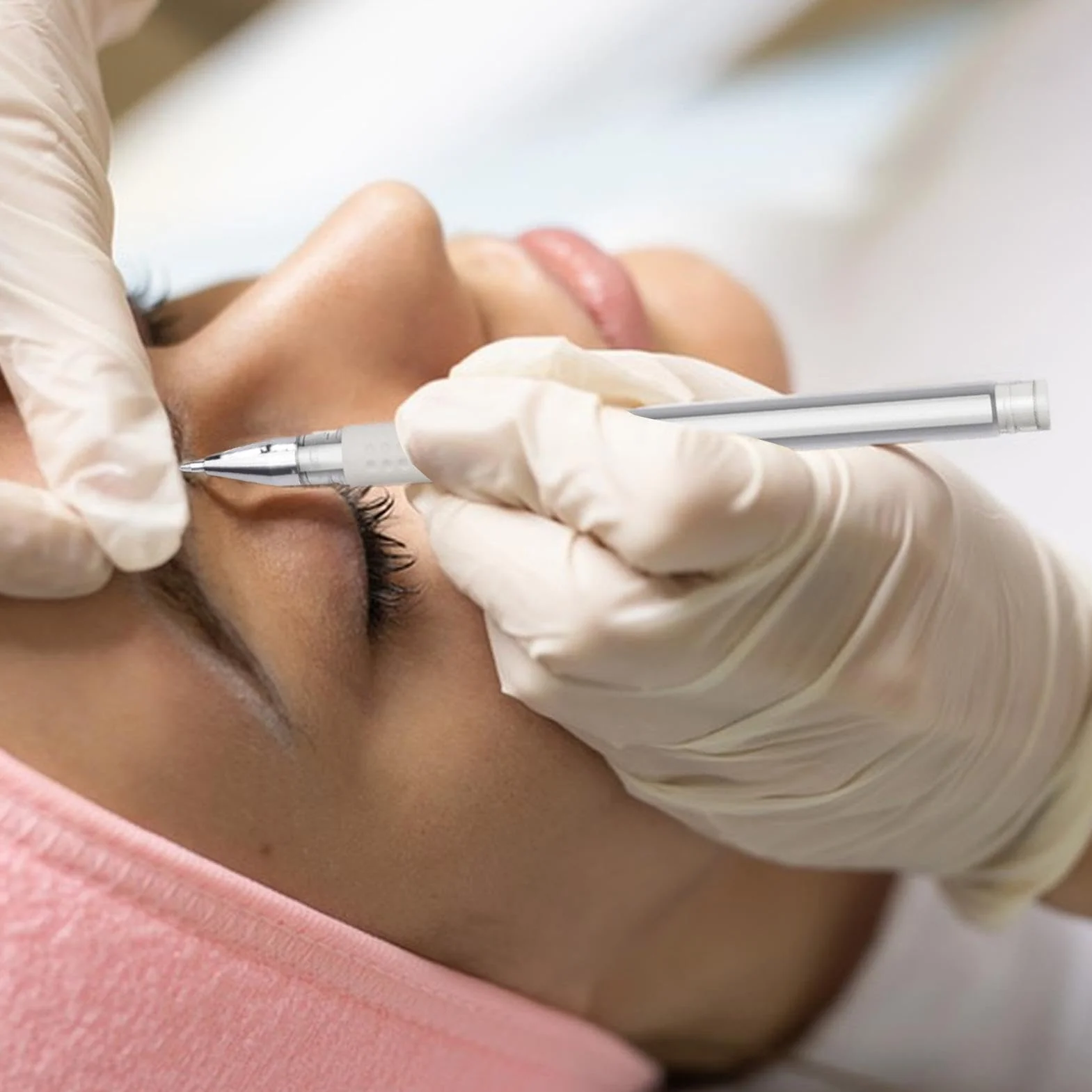 Marcador De Piel - Pluma De Marcador Microblading | Pluma De Tatuaje Del Cuerpo | Accesorios De Herramienta De Cosméticos De Seguridad