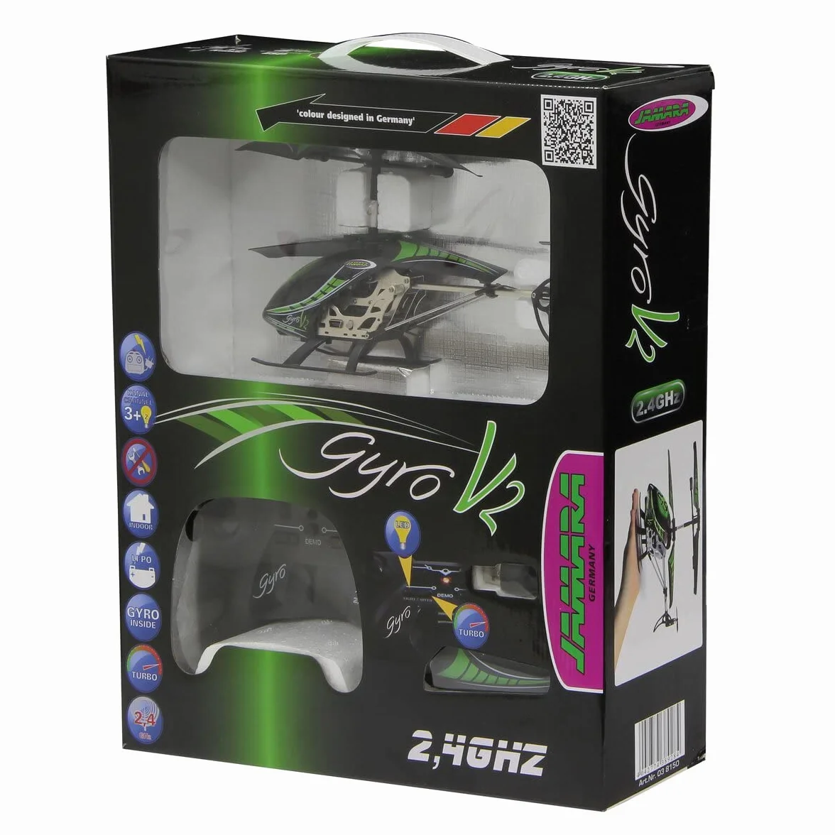 Jamara Gyro V2 Helicóptero de control remoto Multicolor
