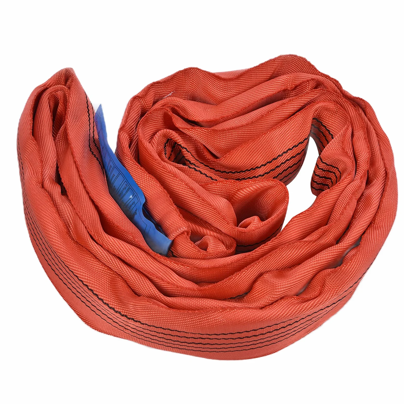 Eslinga de elevación Redonda 5T, Correas de Correas de grúa de Bucle sin Fin PES, Ancho 75 mm, 5 Metros, cinturón de elevación Resistente, Equipo de elevación (5m) 16.40ft