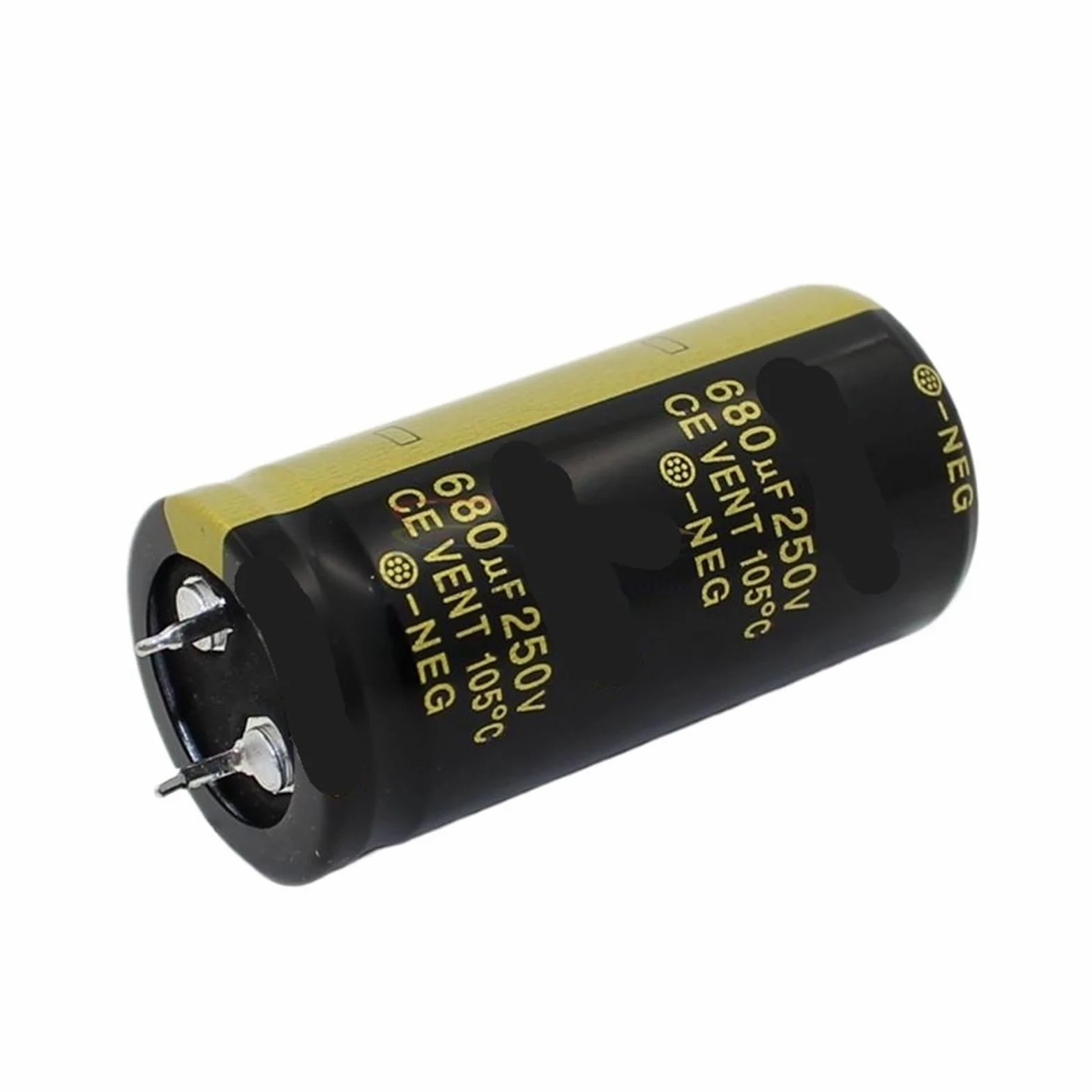 Condensador electrolítico de 250 V y 680 uf, 25 x 50 mm, 10 unidades