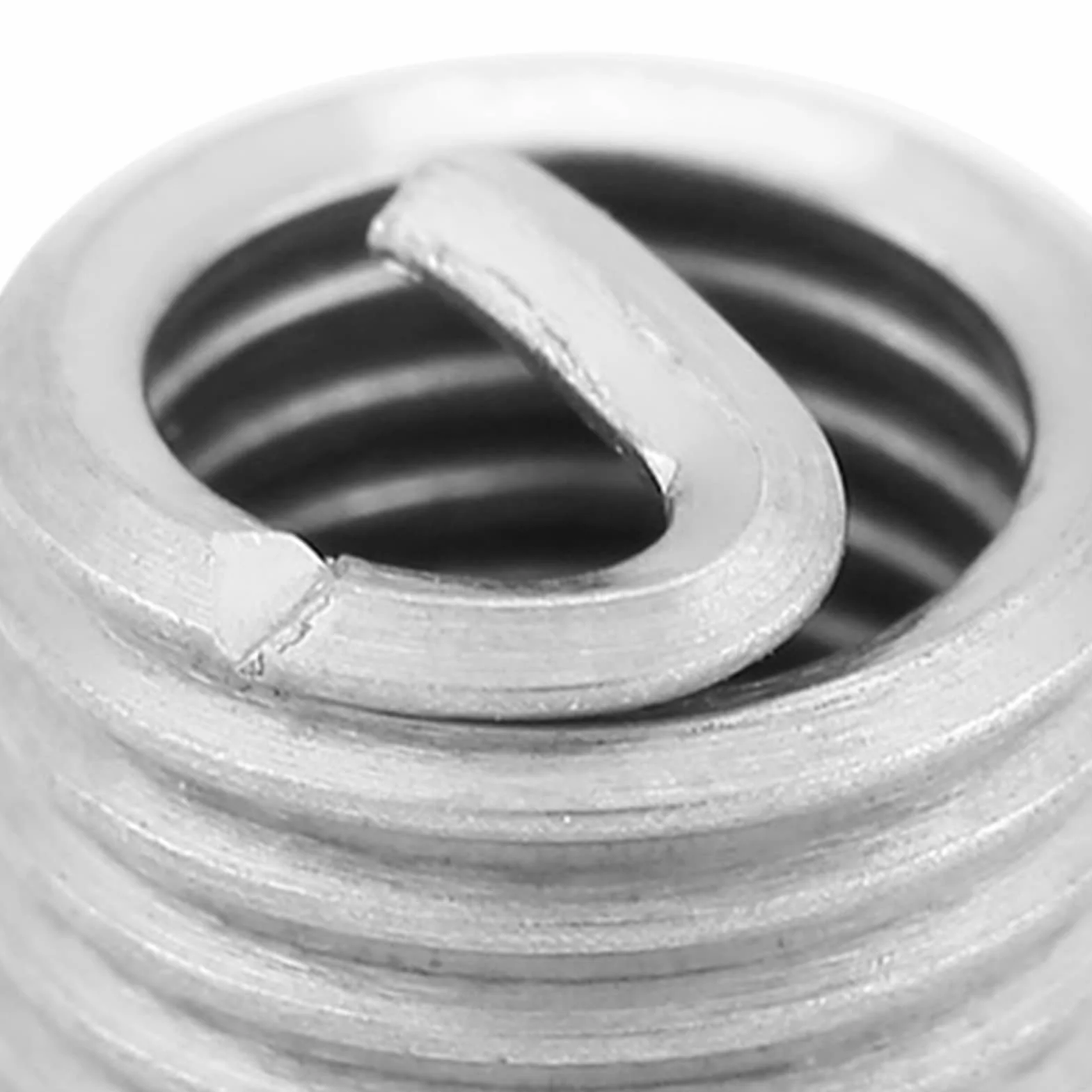 Kit de Inserto de Reparación de Tornillos SS304 M6x1.0x3D - 50 Piezas Helicoils de Acero Inoxidable