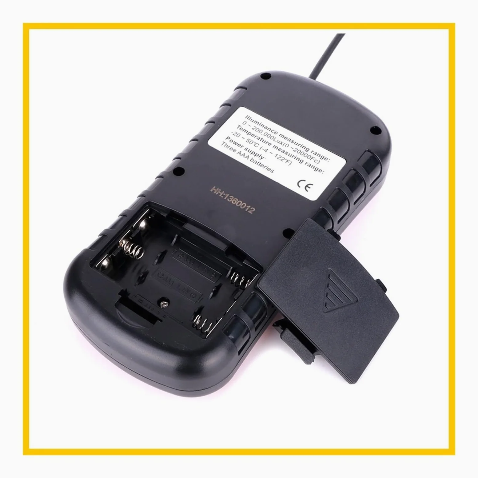 detector ultravioleta Luxómetro digital Fotómetro de 200.000 lux Mini luxómetro de mano Iluminómetro GM1030 para medir la luz solar