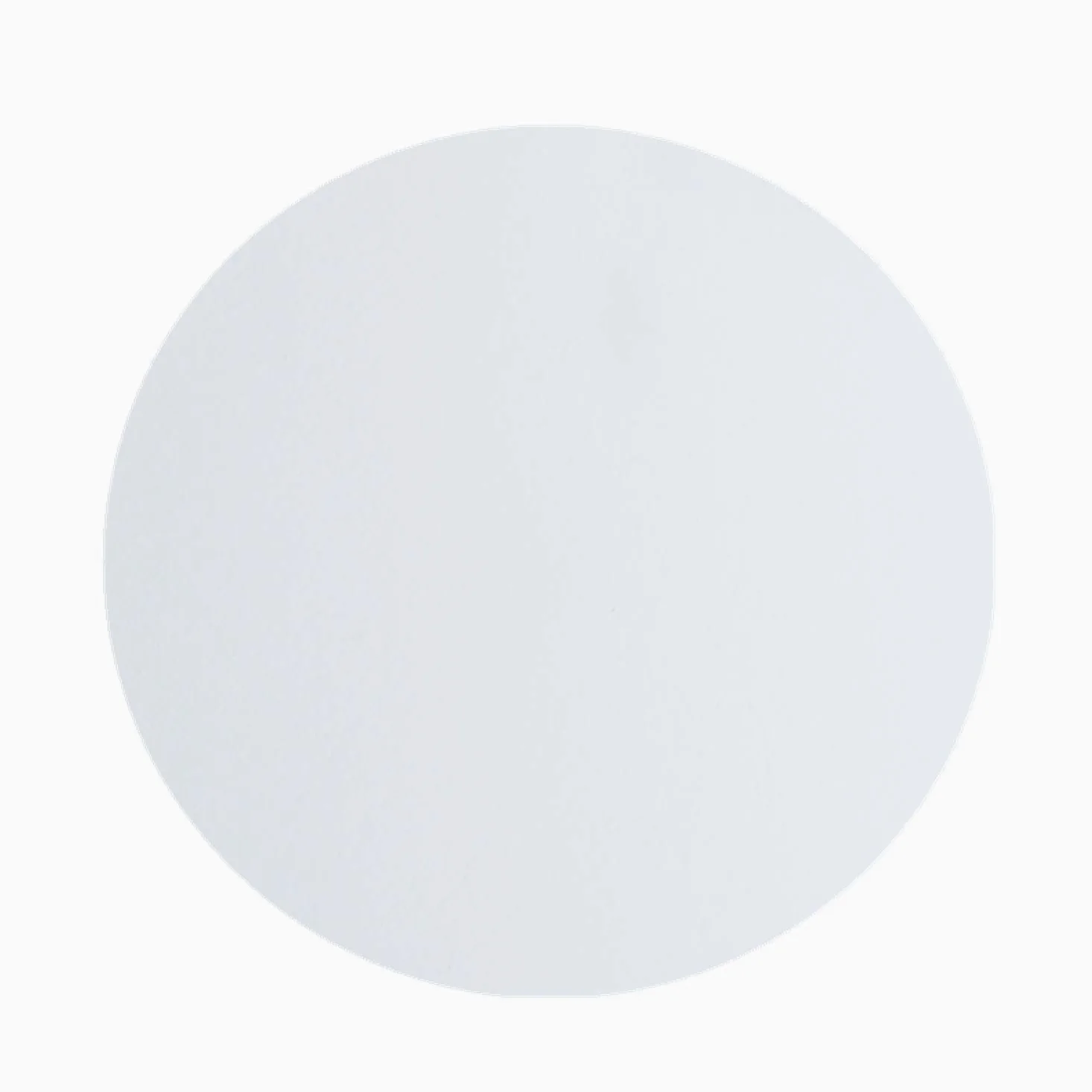 100 mm, filtro de membrana de PTFE hidrofóbico, diámetro exterior 10 cm, hecho de polietileno, 50 unidades por caja