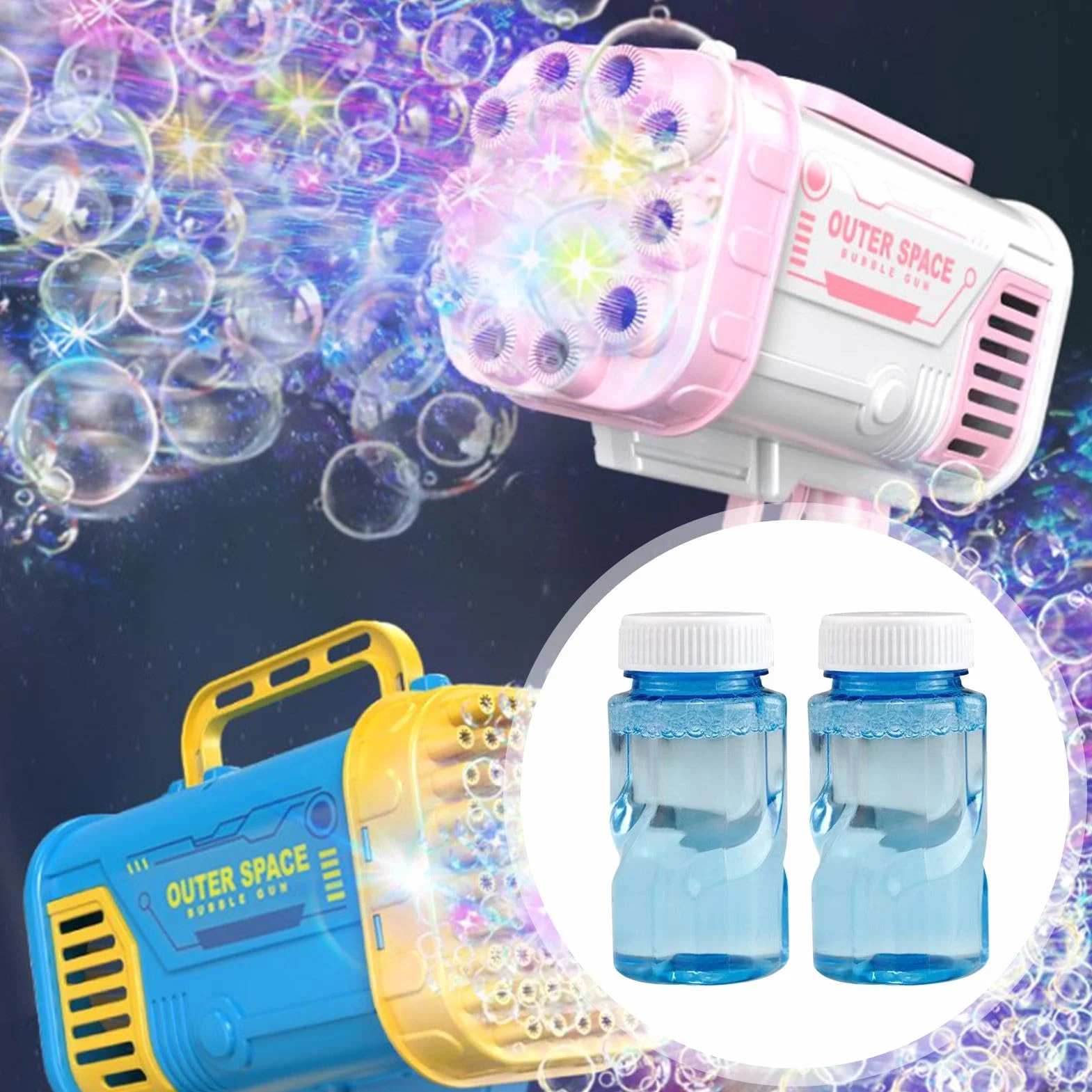 Recambios de solución de burbujas concentrados 1.7 oz para juguetes al aire libre