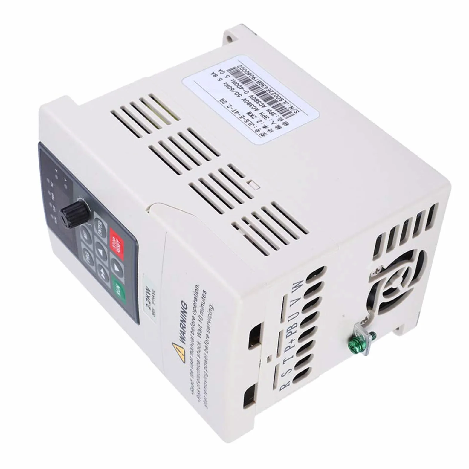 Variador 220 380, 2.2kw Variador de Velocidad del Motor Entrada Monofásica 220V, Salida Trifásica 380V Variador de Frecuencia para Control de Velocidad del Motor
