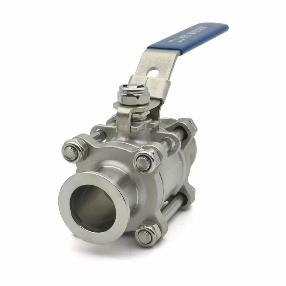 1 Válvula De Bola De Alto Vacío KF16/KF25/KF40/KF50 De 3 Piezas, Acero Inoxidable SUS304, Sello De PTFE, Válvula Manual De Brida Rápida(KF25)