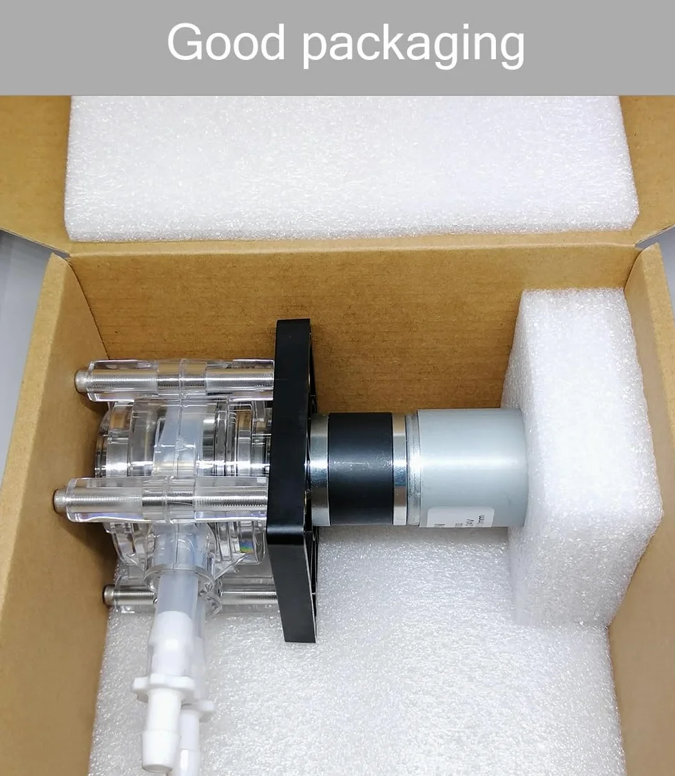 Bomba Peristáltica Bomba peristáltica de 12 V/24 V CC, 3000 ml/min, dosificadora for vacío, acuario, laboratorio, analítica, gran caudal(Pharmed BPT Tube)