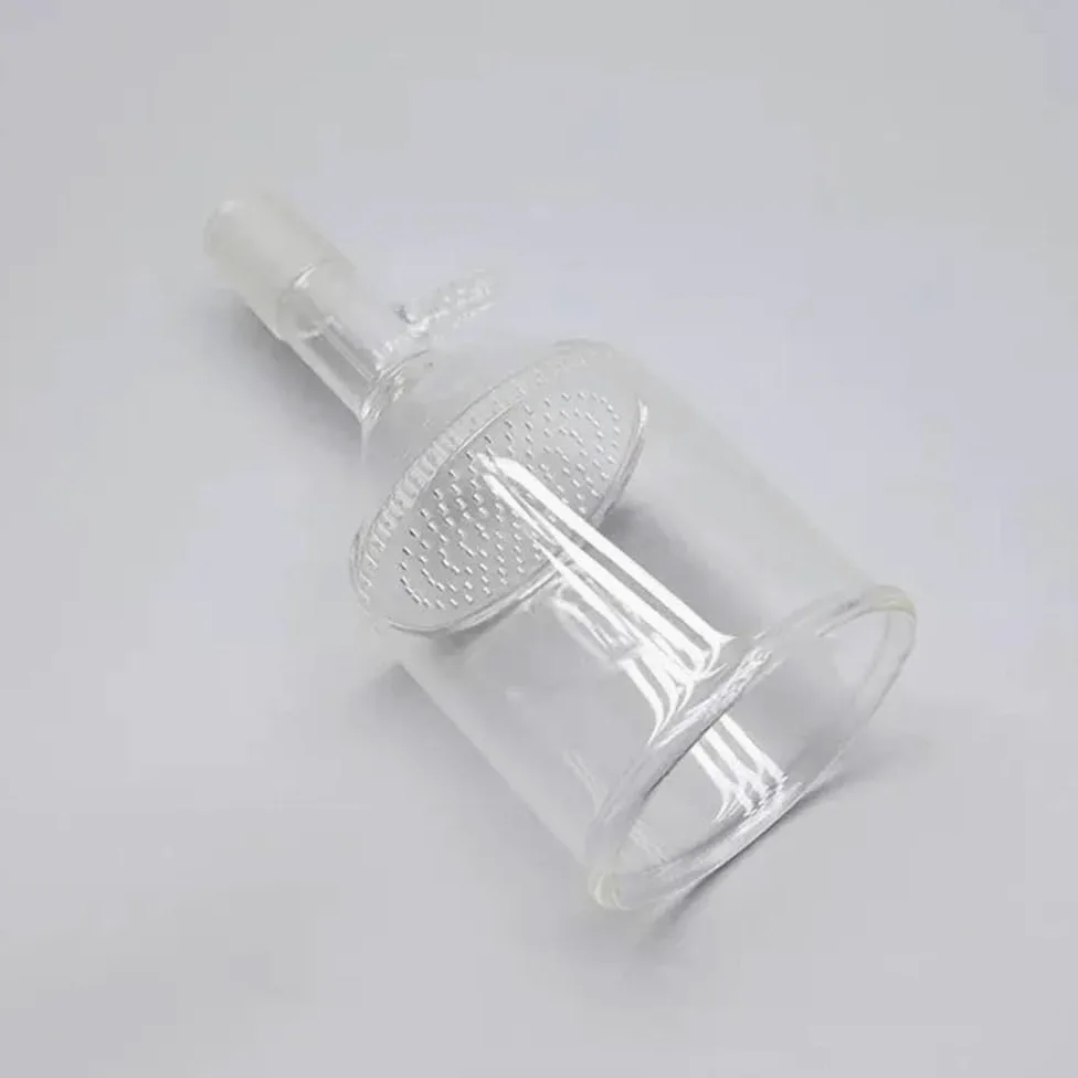 Cristalería de Laboratorio Embudo de vidrio de laboratorio con boca de succión lateral, puerto de molienda estándar de 30 ml a 1000 ml, n.° 24, 1 unidad(1000ml)