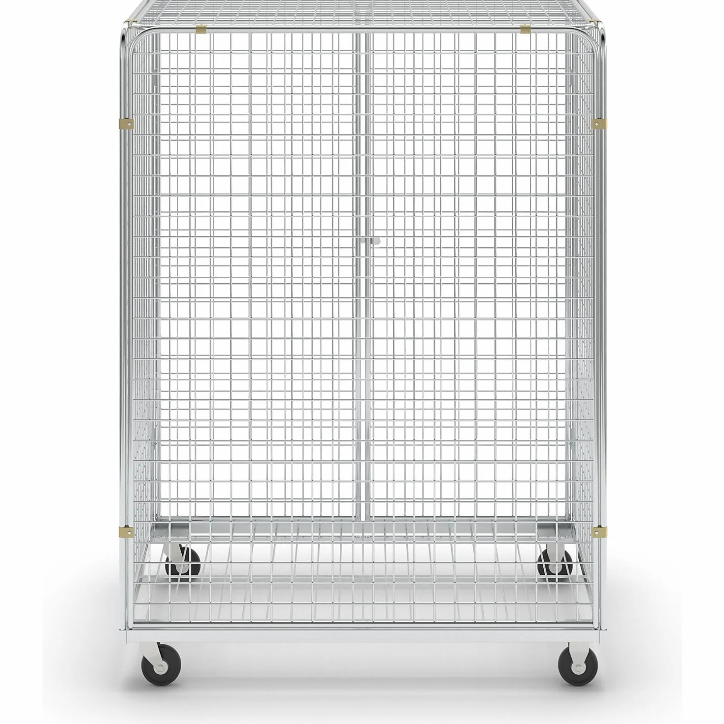 Contenedor rodante, con puerta batiente doble, A x P 1200 x 800 mm, altura