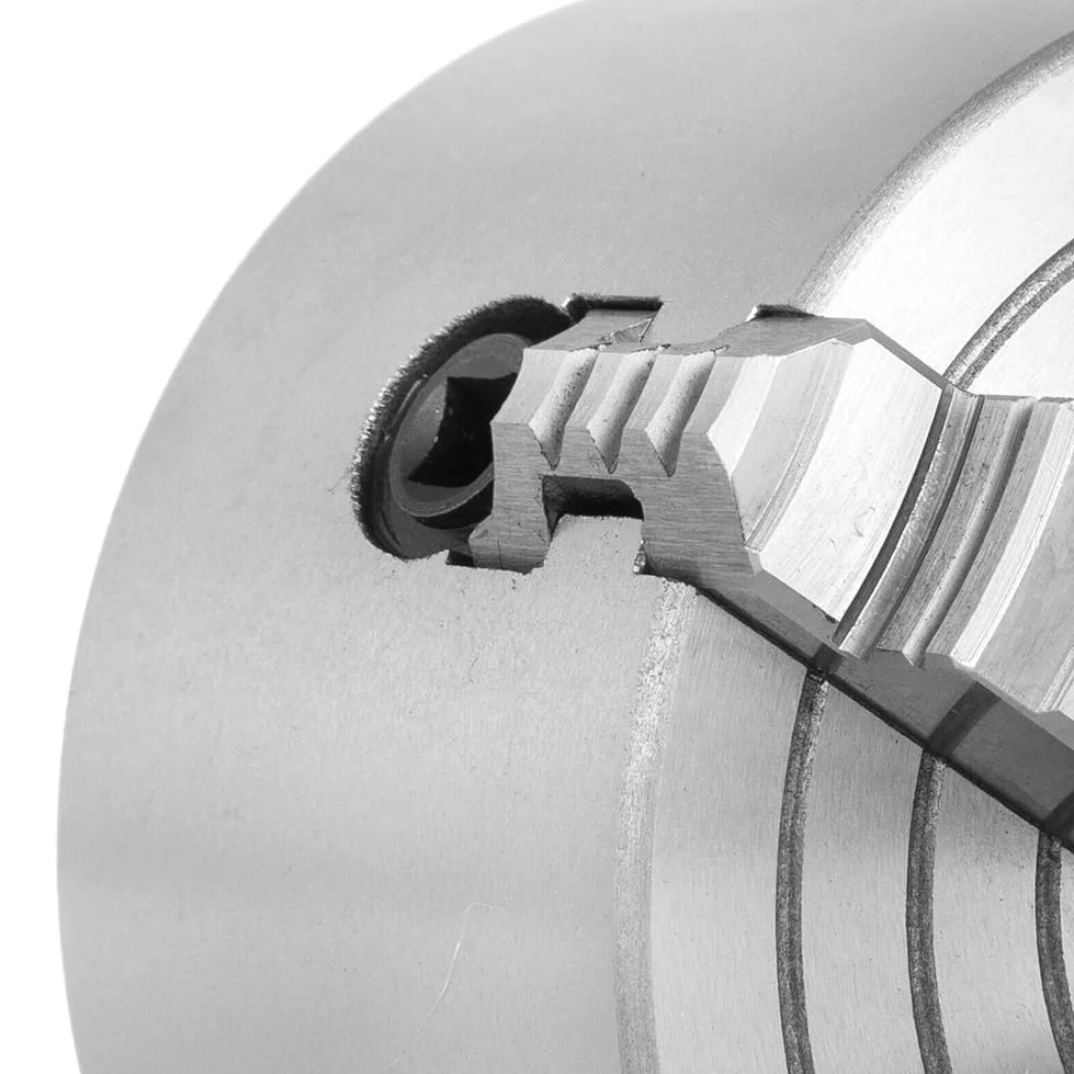 SIKUAI 80 mm 3" n.º K72-80 Mandril de torno reversible de 4 mordazas independiente Accesorios para máquinas de torneado Acero plateado Para máquinas de rectificado/taladrado/fresado