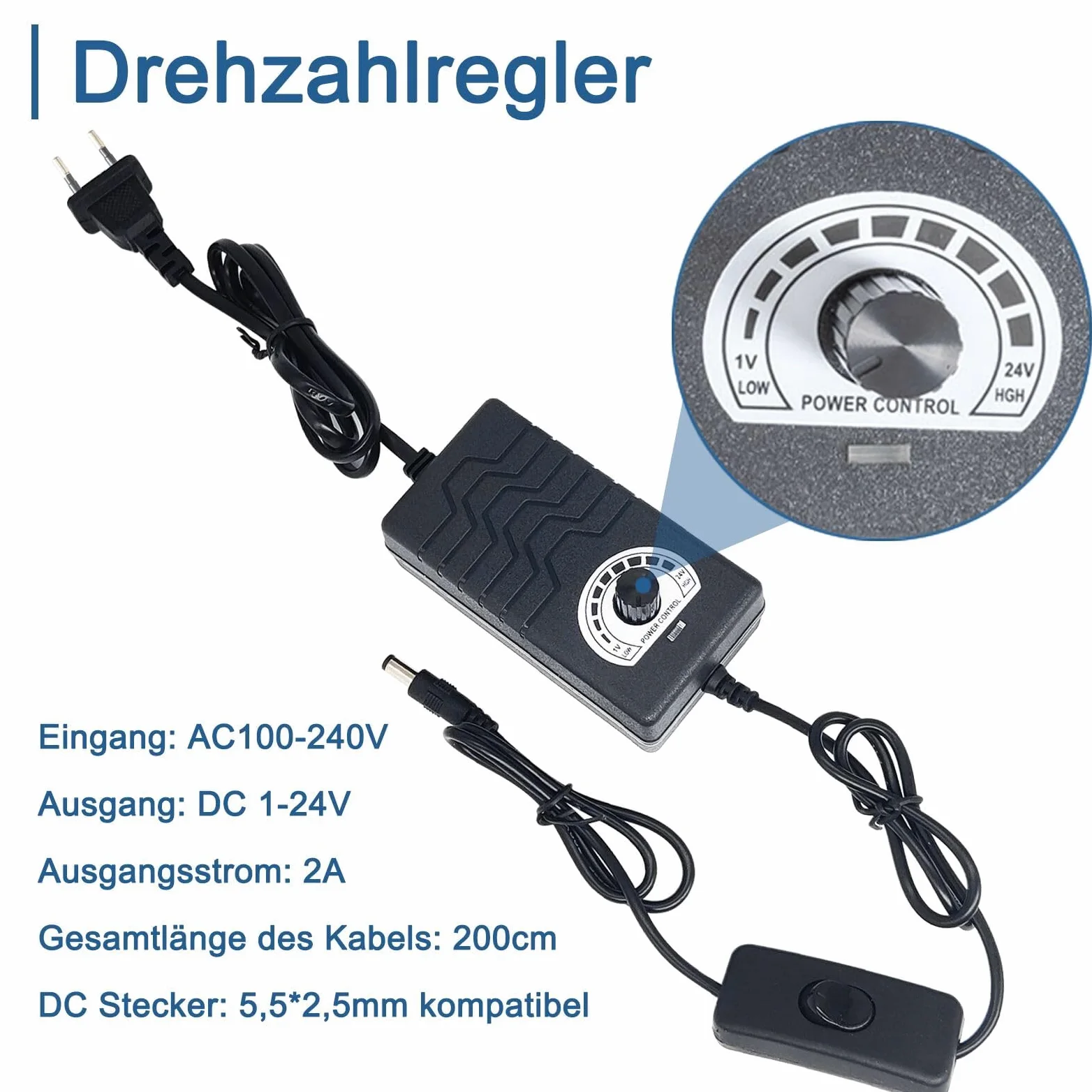 Motor de pistón alternativo CC 24 V, máximo empuje 18 kg, carrera ajustable de 3 cm a 15 cm, 120 rpm, con regulador de velocidad (24 V, 150 mm120 rpm)