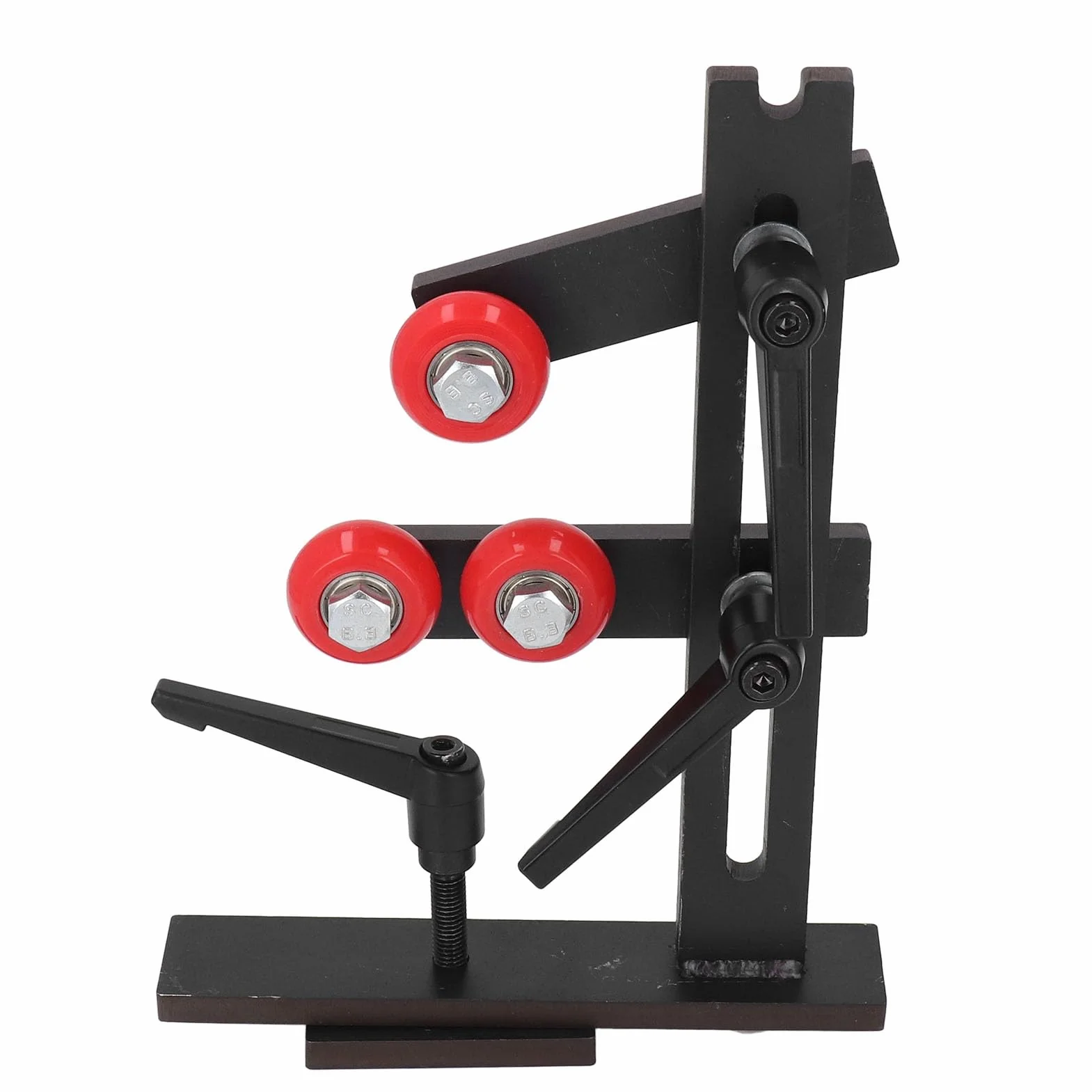 Torno de Madera Soporte Estable de Hierro Fundido con Estructura Estable para Piezas de Trabajo de Eje Largo para Carpintería, 10,6 X 7,9 Pulgadas