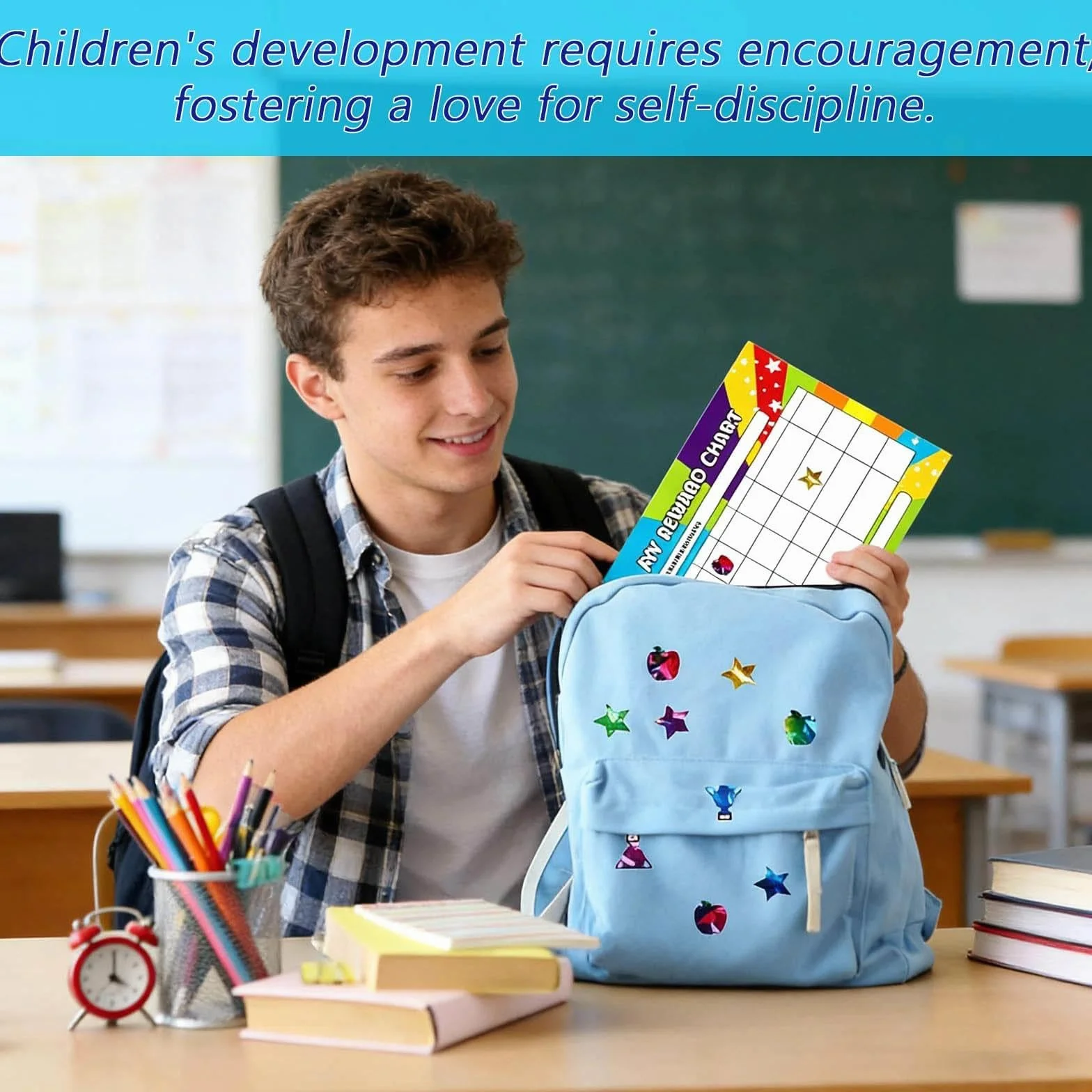 Tabla de Recompensas para Niños con Pegatinas, Sistema de Recompensas y Rutinas, Premiar Buenos Hábitos