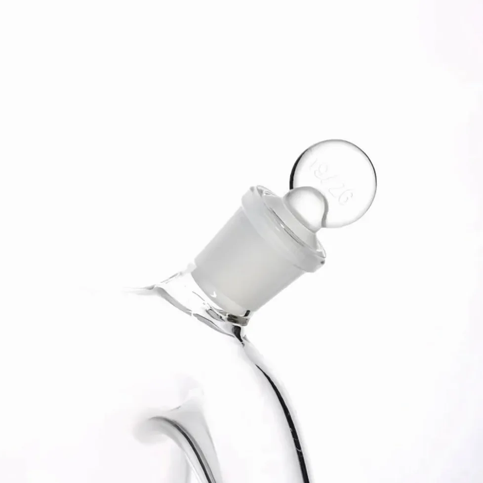Matraz de destilación de borosilicato con tapón de 125 ml a 3000 ml, instrumentos experimentales.(250ml)